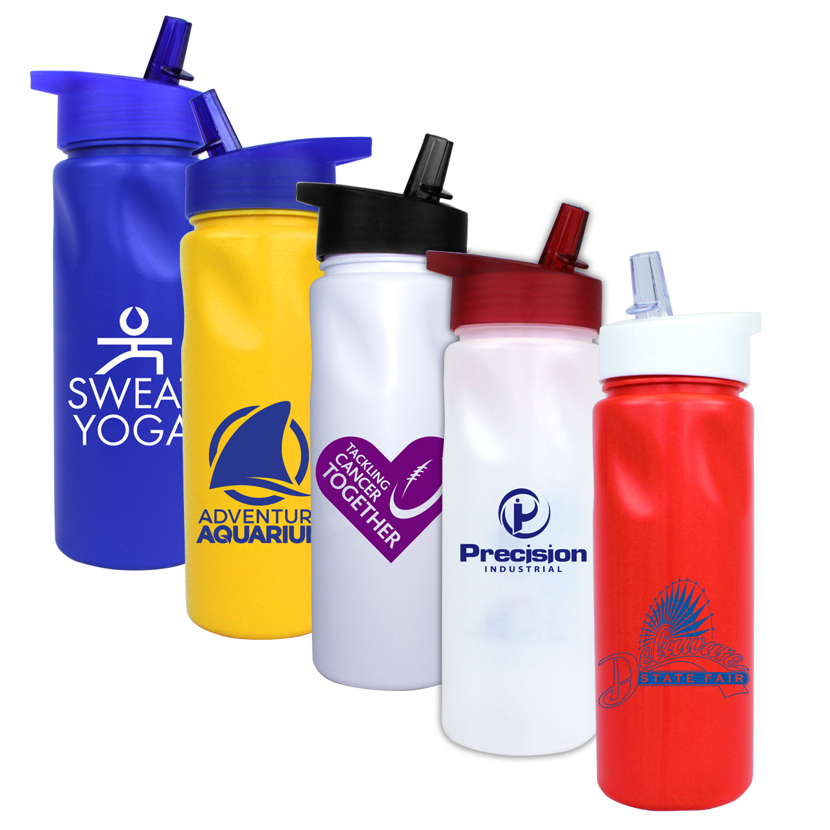 24 Oz. Cycle Bottle with Straw Cap Lid 9