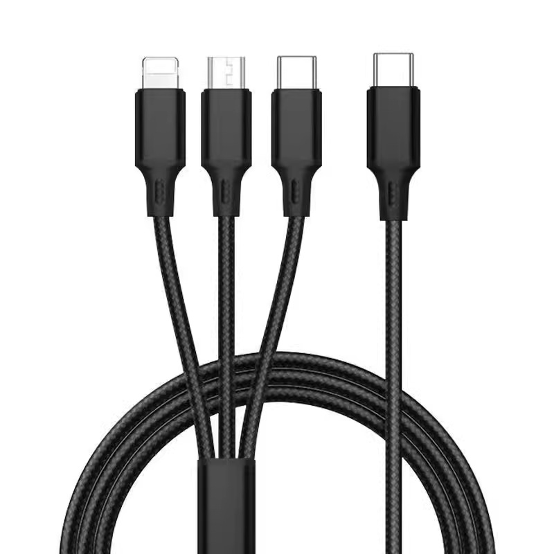 3-1 USB/Type C Nylon Braided Charging Cable 3