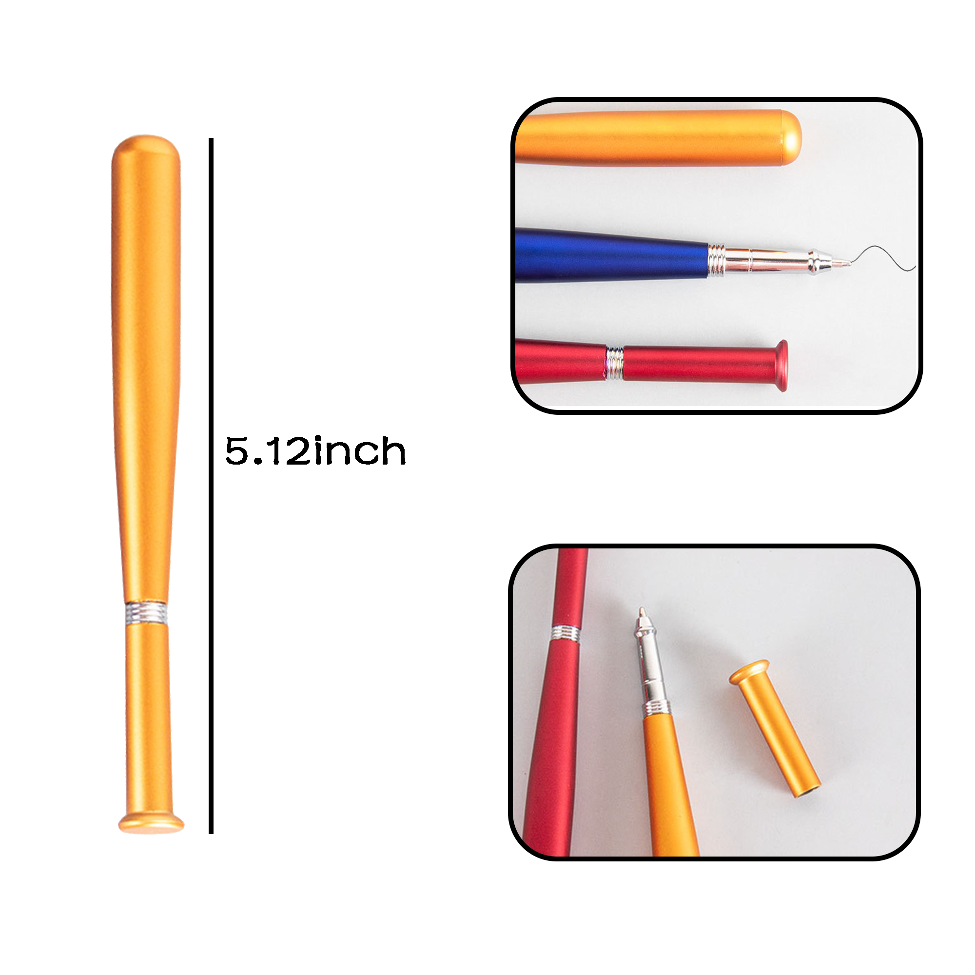 MOQ 20 PCS Promotional Baseball Ballpoint Pens 3