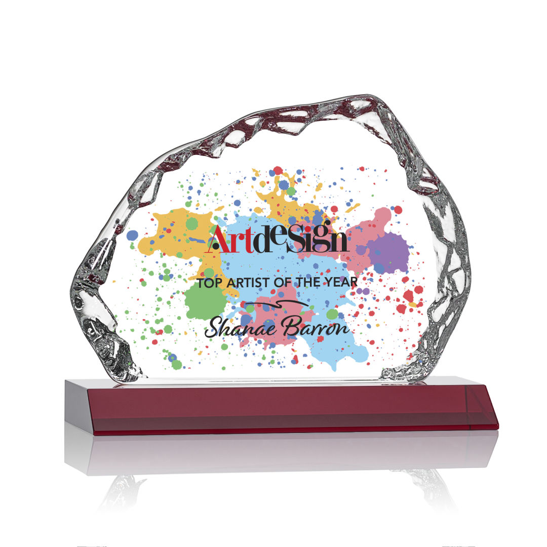 Aspen Iceberg VividPrint™ Award on Base 13
