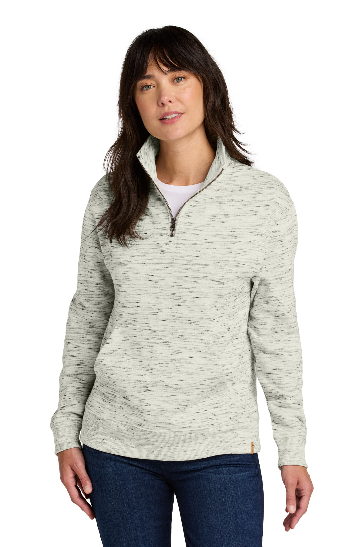 tentree Women's Space Dye Fleece 1/4-Zip TTCW6108 6