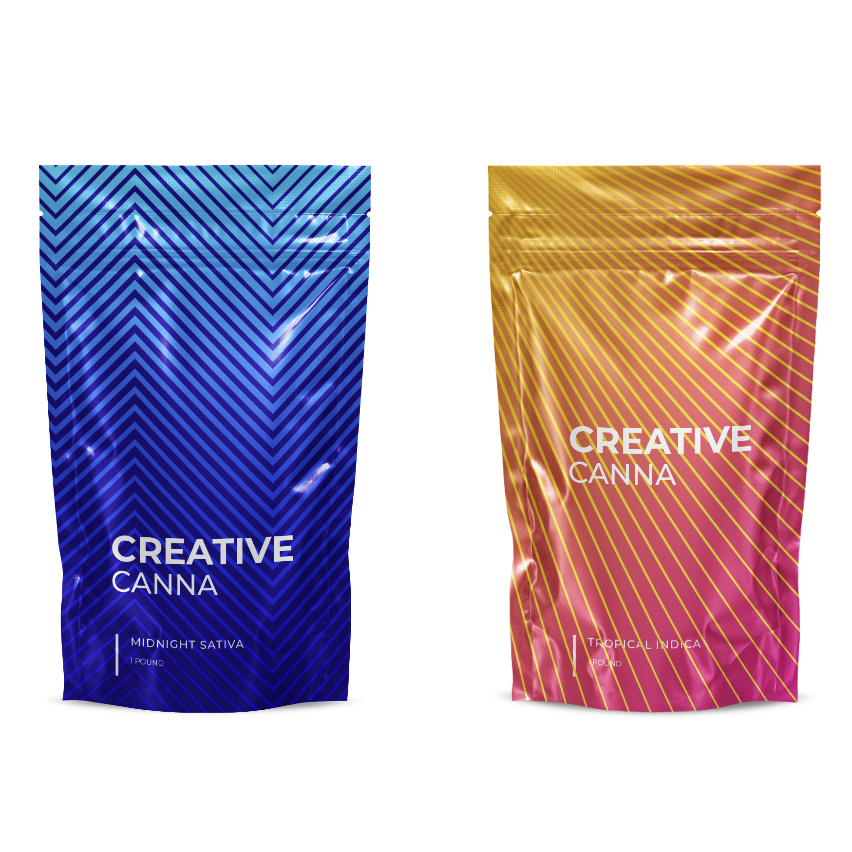 Custom Mylar Barrier Bags – One Pound 13