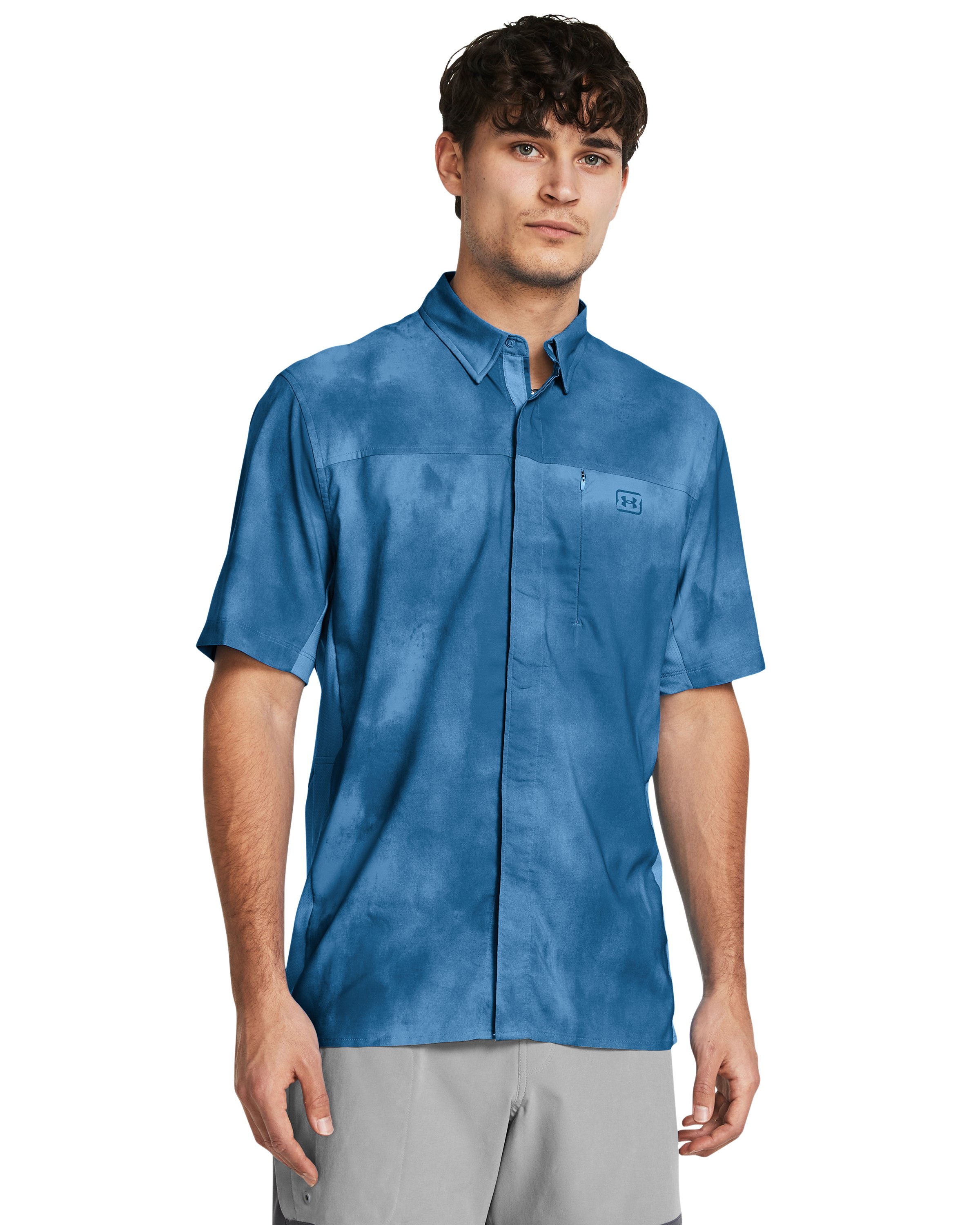 UA Fish Pro Hybrid Printed Men's Short Sleeve 8