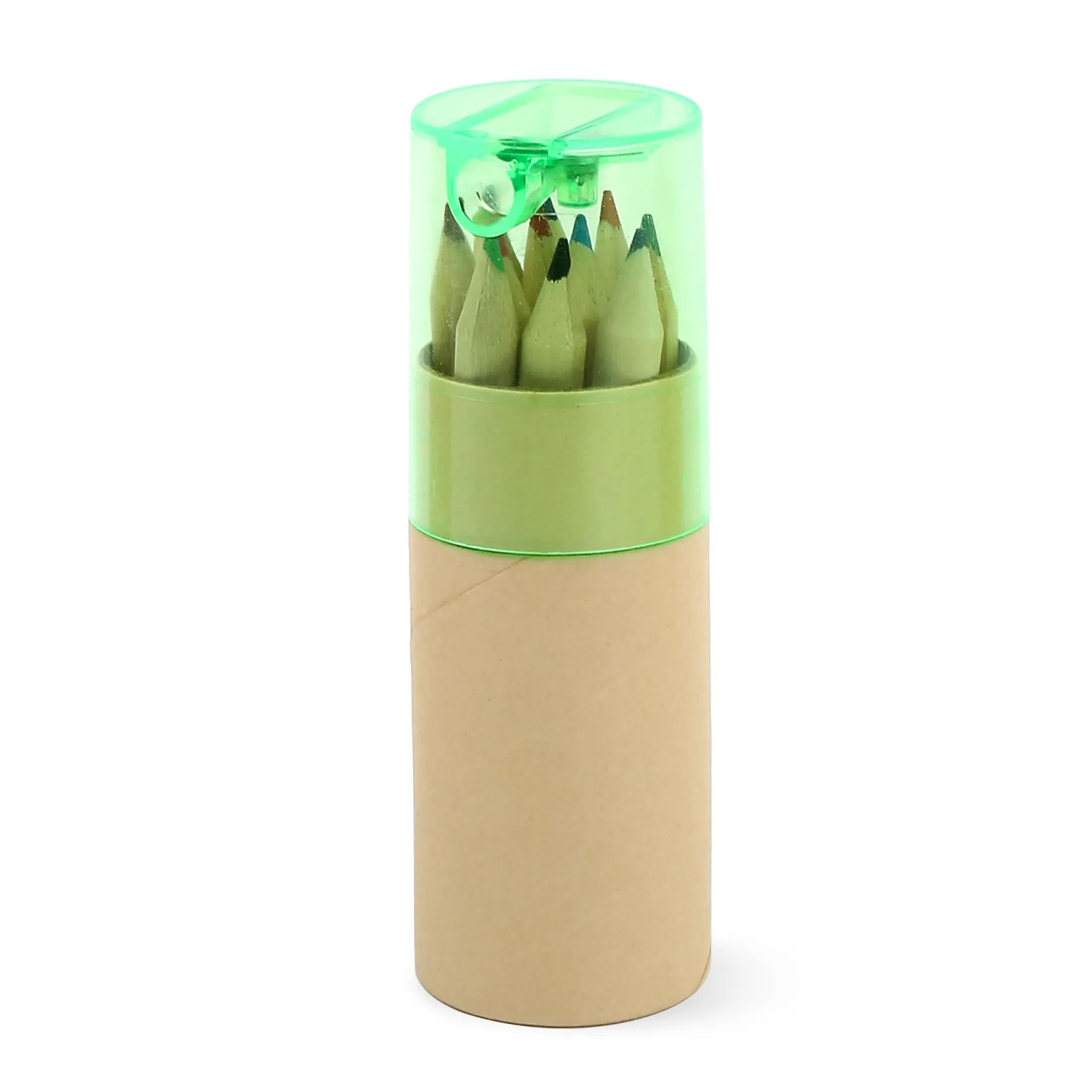 12 Color Pencil in Tube W/Sharpener 7