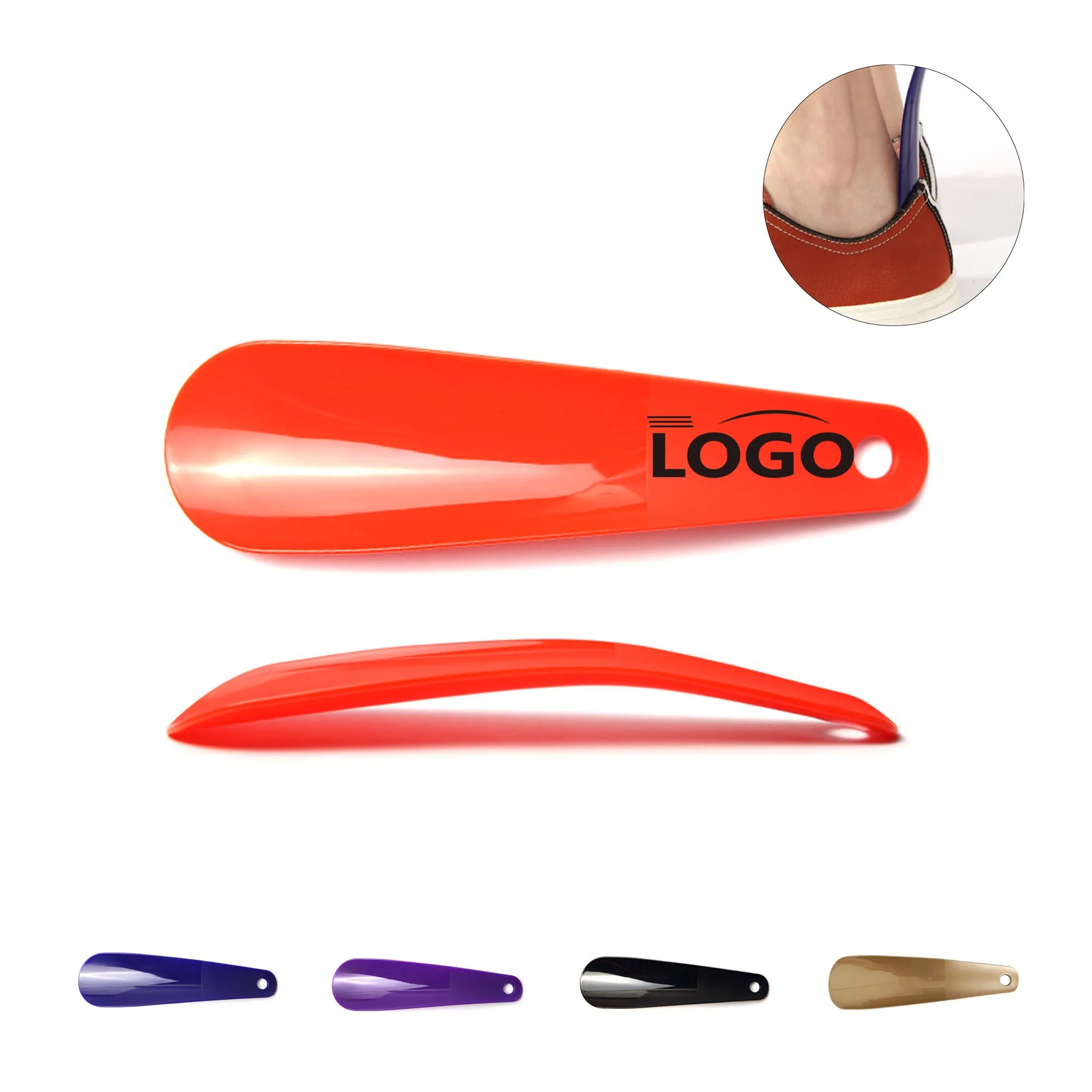 Portable Household Plastic Shoehorn