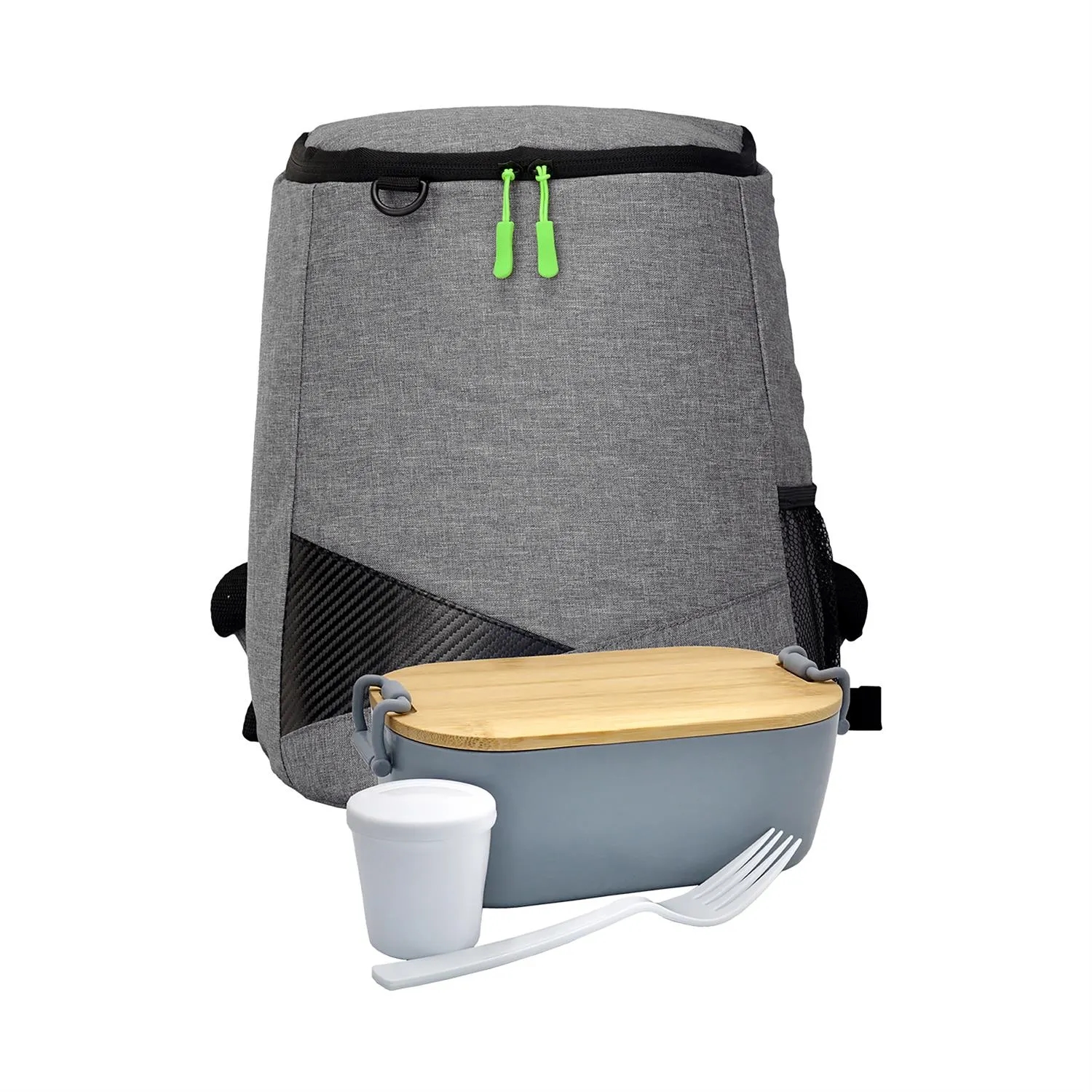 Bamboo Lunch Box Backpack Set 25