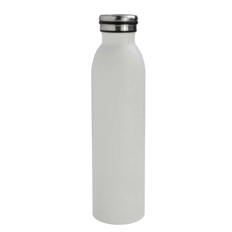 20 Oz. iPosh Double Wall Stainless Steel Vacuum Insulated Bottle (White)