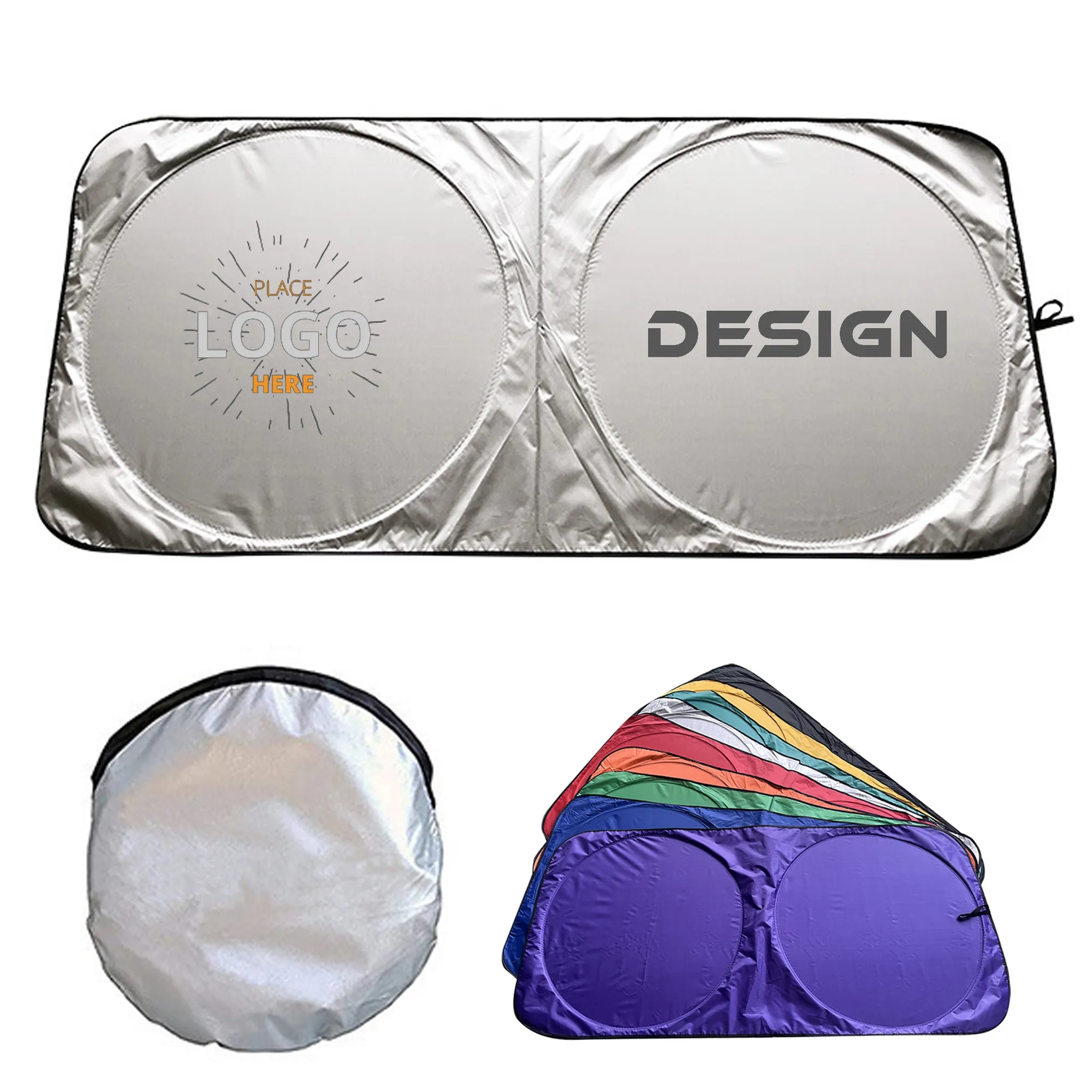 Single Panel Foldable Car Sunshade 5