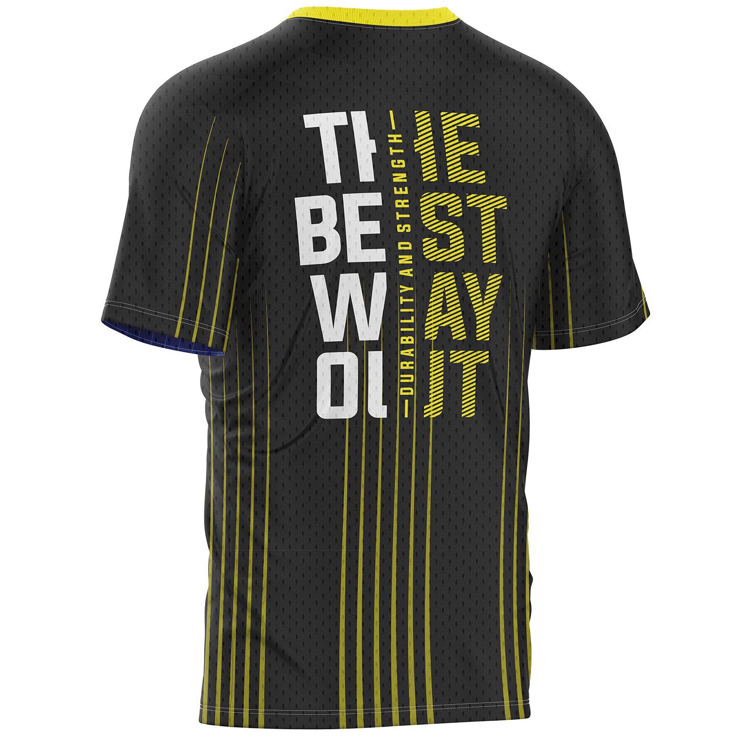 Unisex 160 GSM Birdseye Mesh Performance Sublimation Short Sleeve T-shirt 6