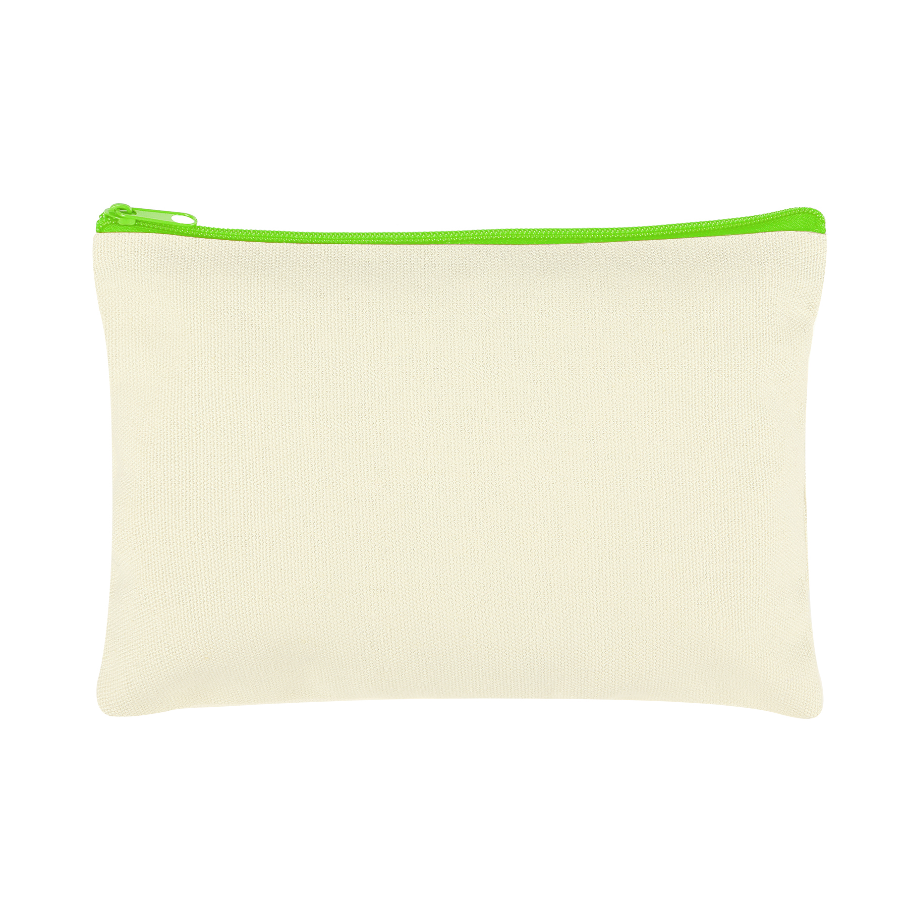 9" x 6" Cotton Canvas Zipper Pouch 25