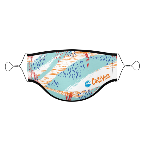 IMPORT Titan 3-Ply Dye-Sub Adult Face Mask w/ Adjustable Elastic Straps 2