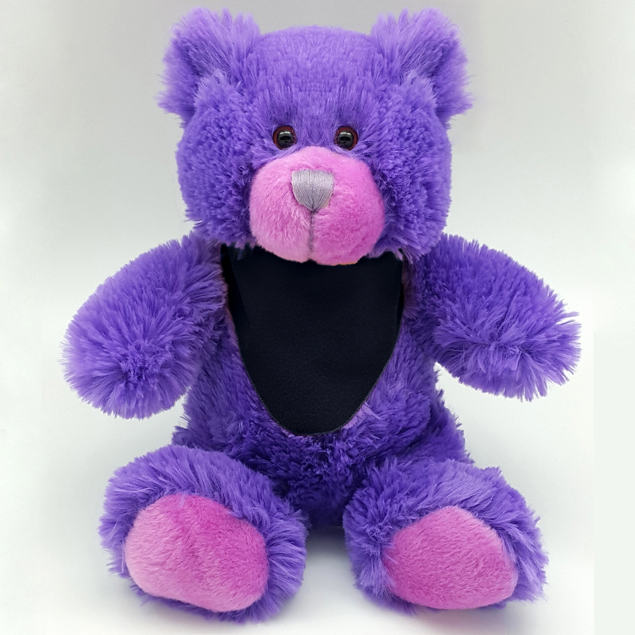 8" Bright Color Purple Bear 2