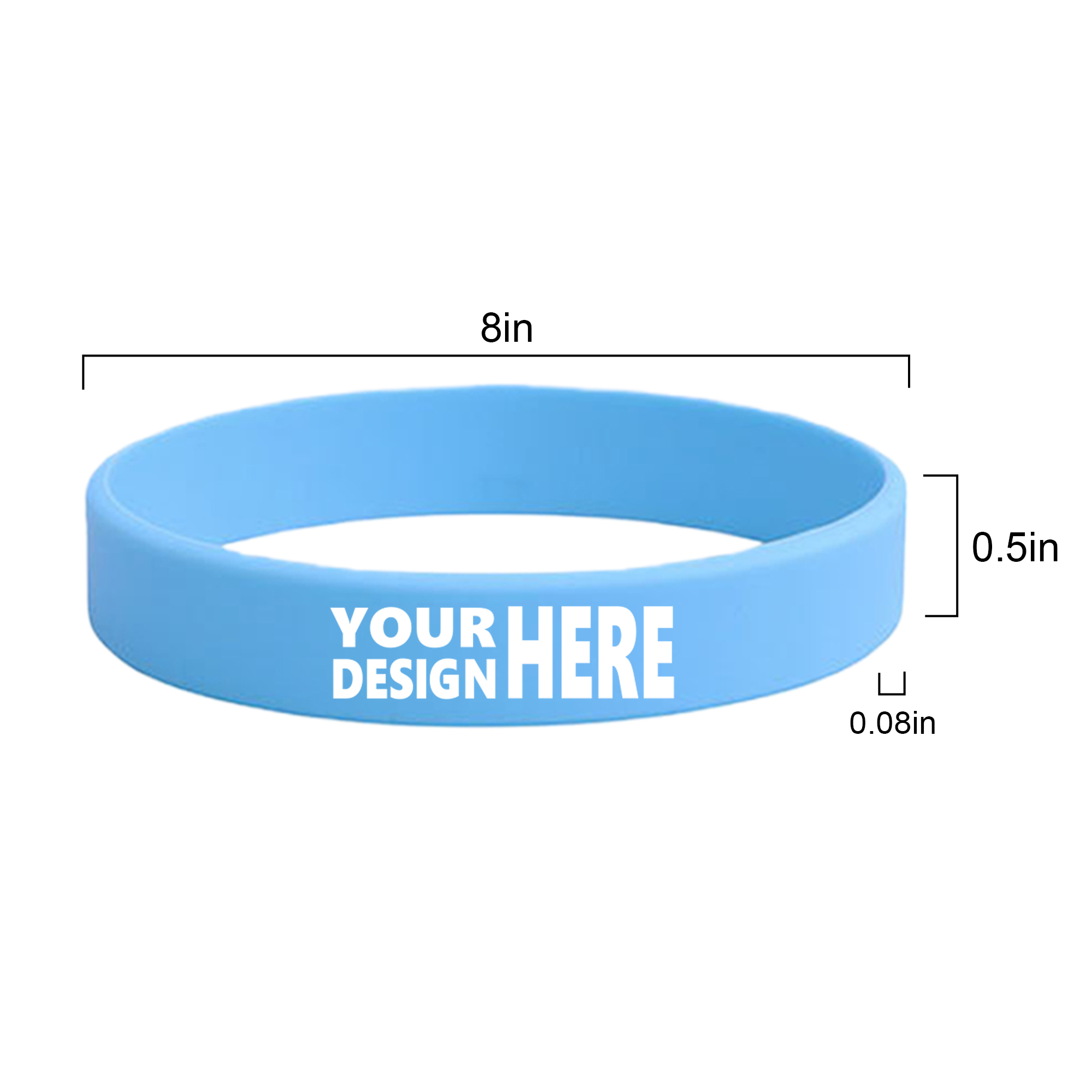 Custom silicone wristbands 3