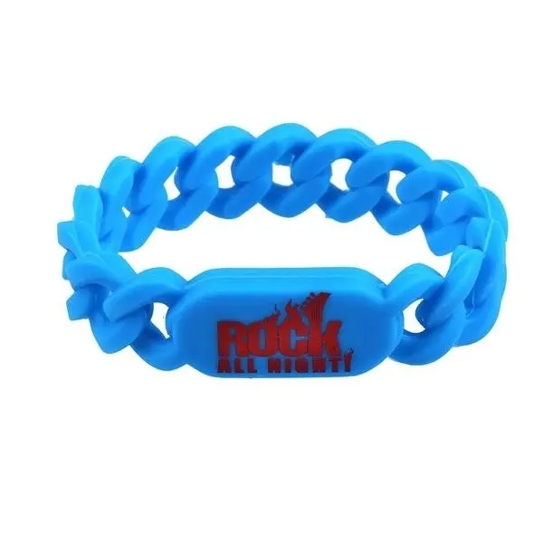 Silicone Twist Bracelet Wristband 5