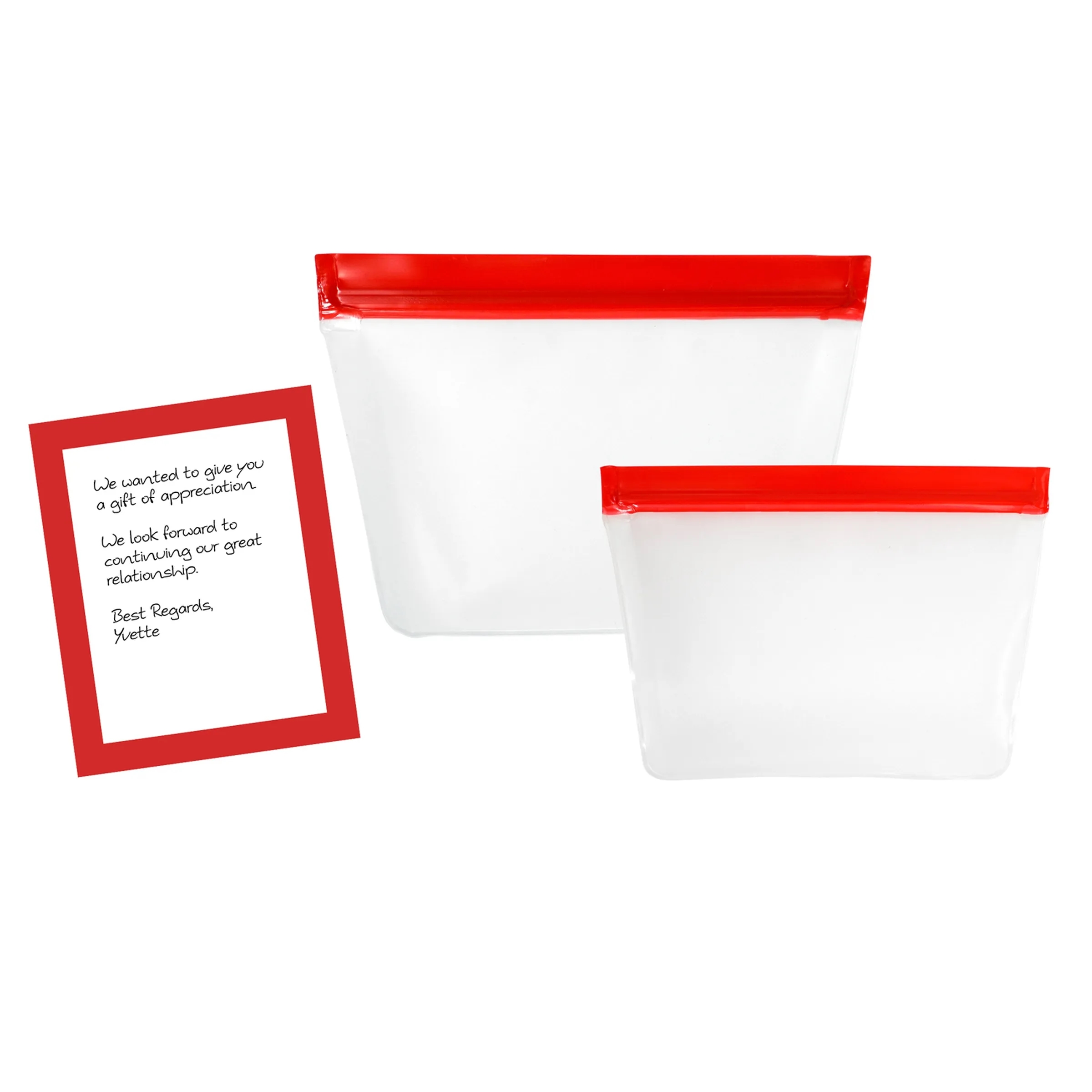REUSABLE STORAGE BAG APPRECIATION SET 4