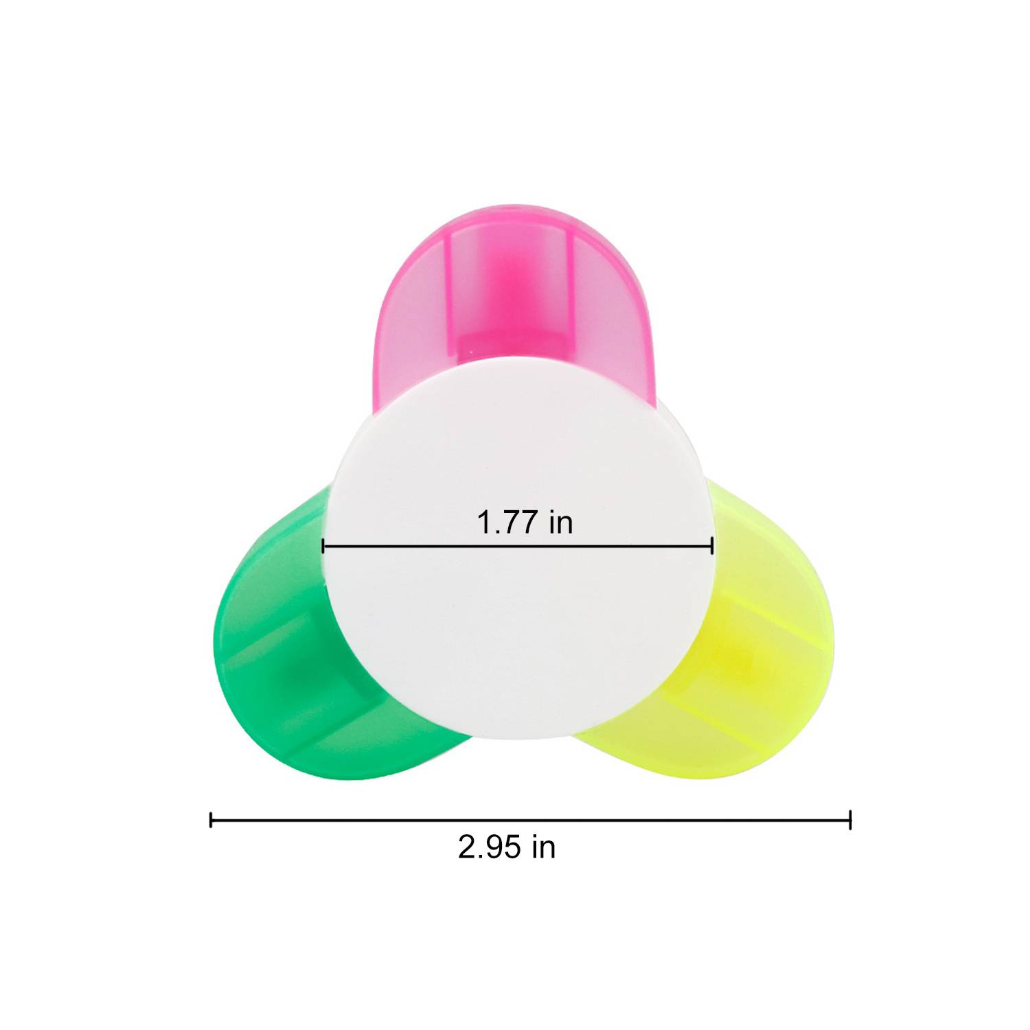 3-in-1 Fluorescent Highlighter Pen 3