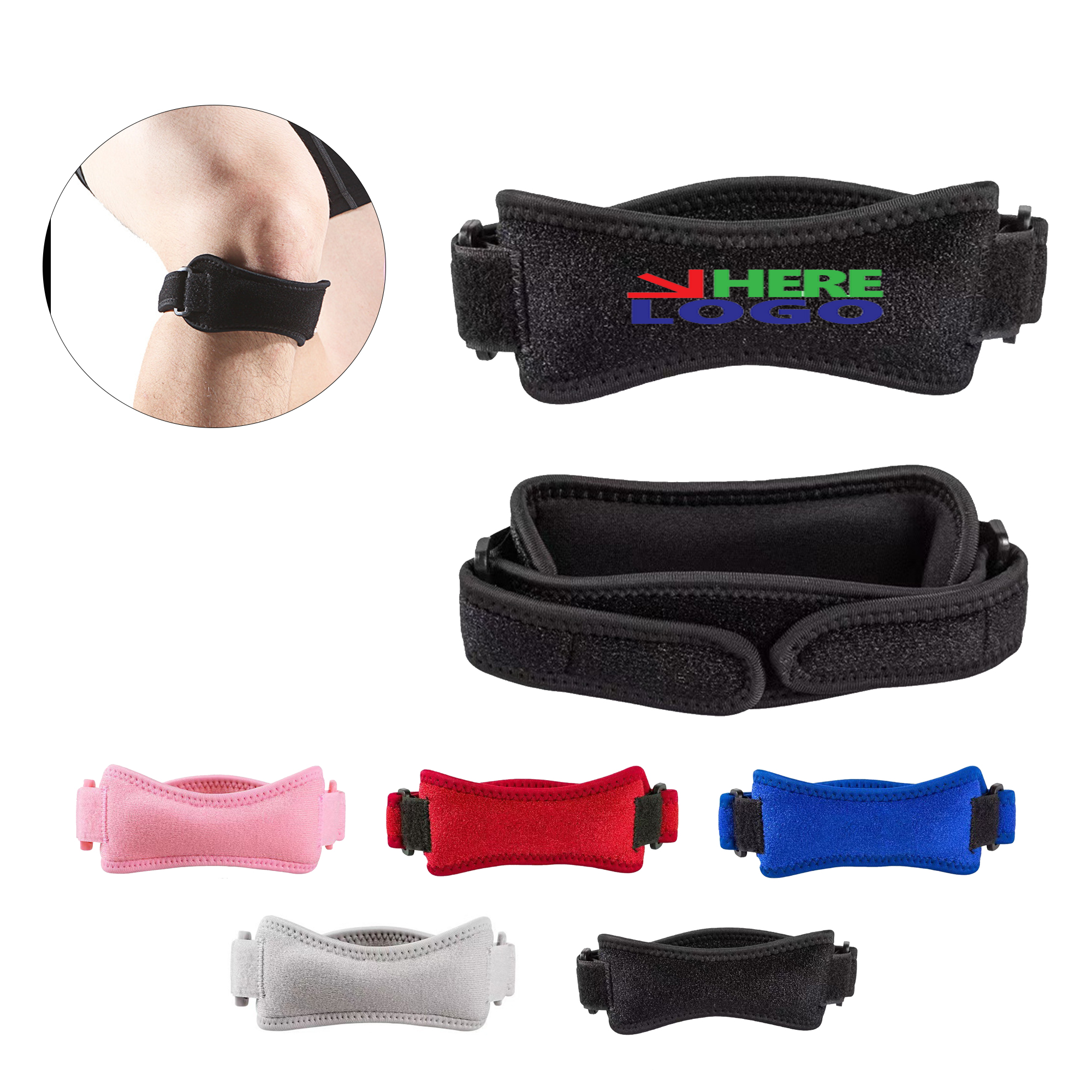 MOQ:10pcs Adjustable Elastic Knee Protector 2