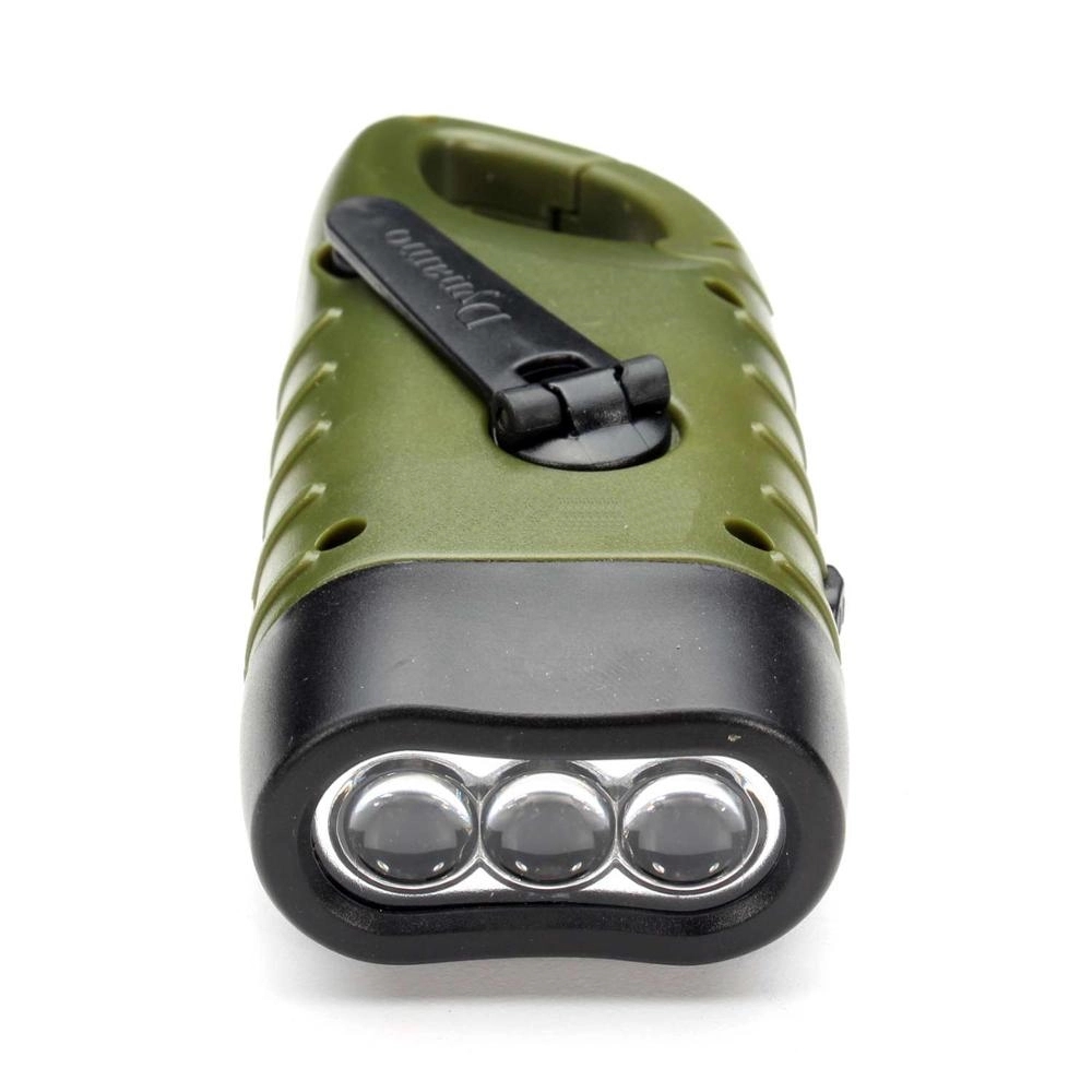 Hand Cranking Solar Powered Flashlight 11