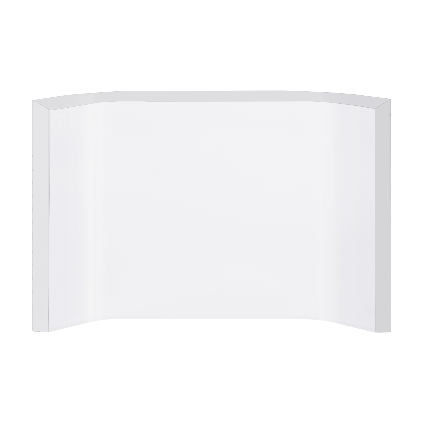 Personalized Freestanding Horizontal Curved Acrylic Award Frame 7