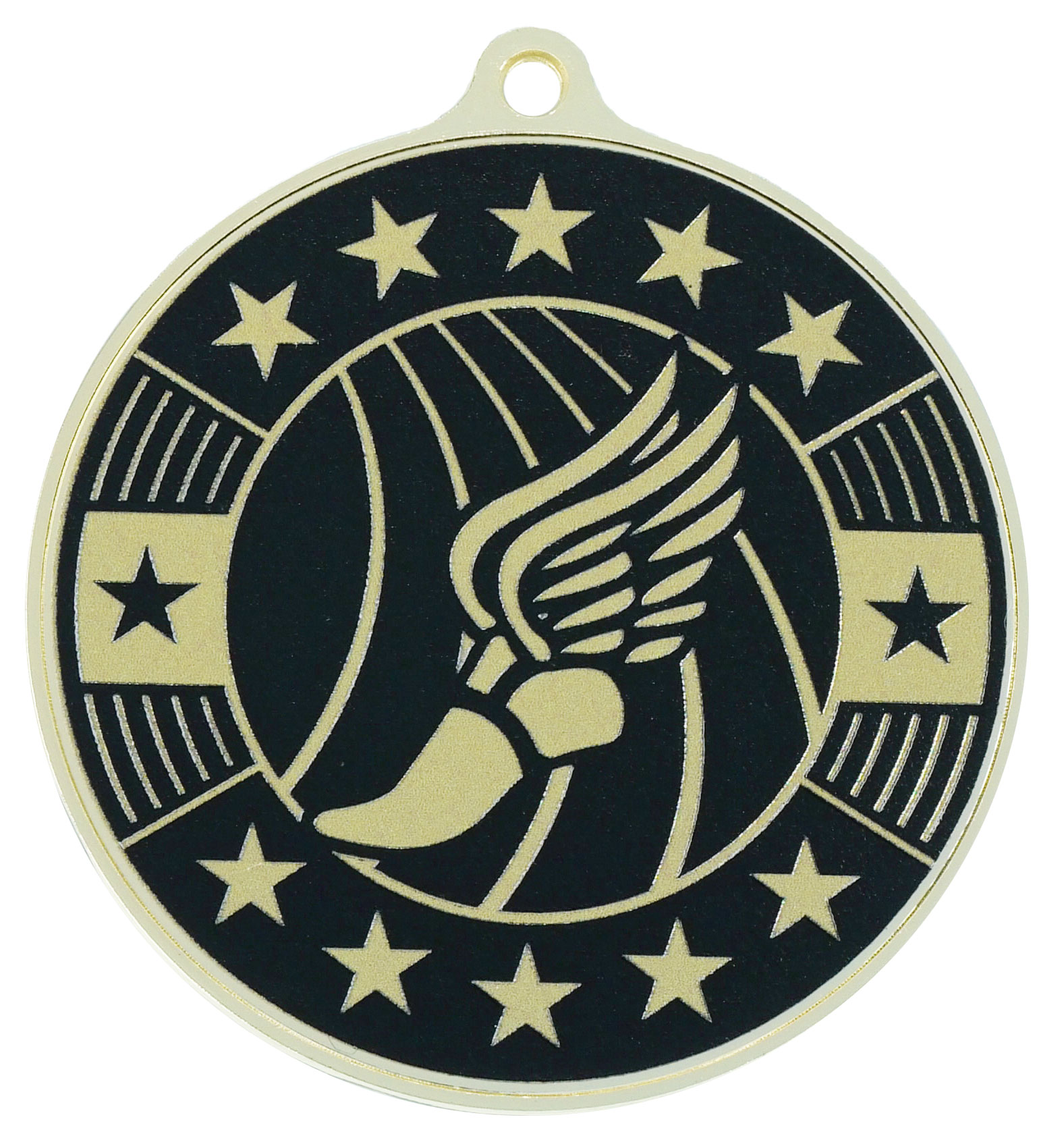 Track Simucast Medallion (2-1/8")