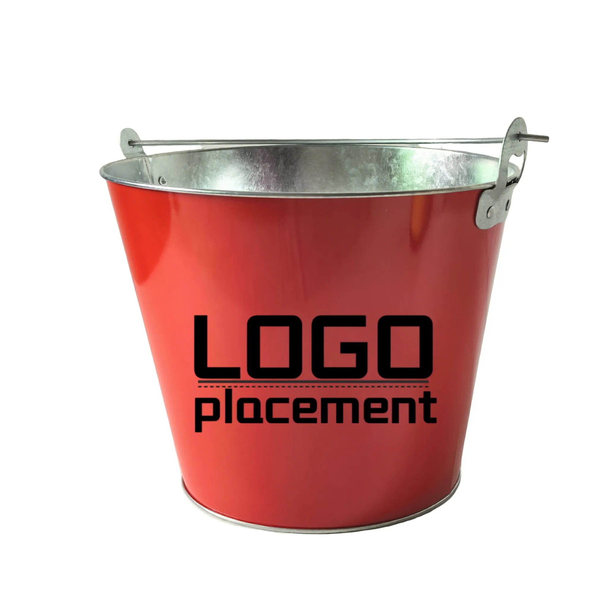 Custom 5 QT Galvanized Metal Ice Bucket/ Beer 3