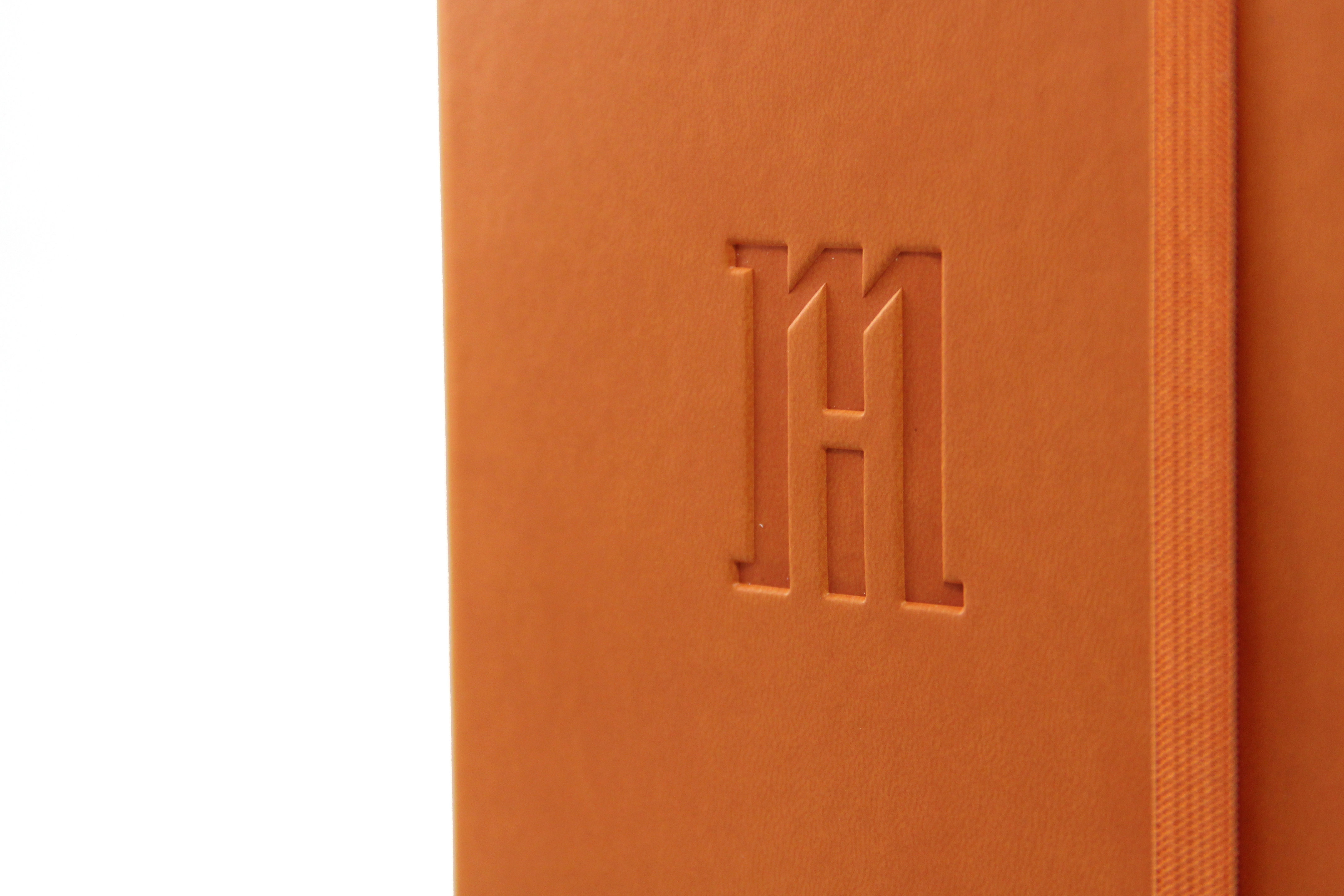 Pavia Orange Soft Cover Journal 8.5" x 5.5" 5