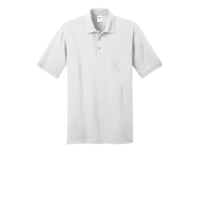 Port & Company Core Blend Jersey Knit Pocket Polo. 42