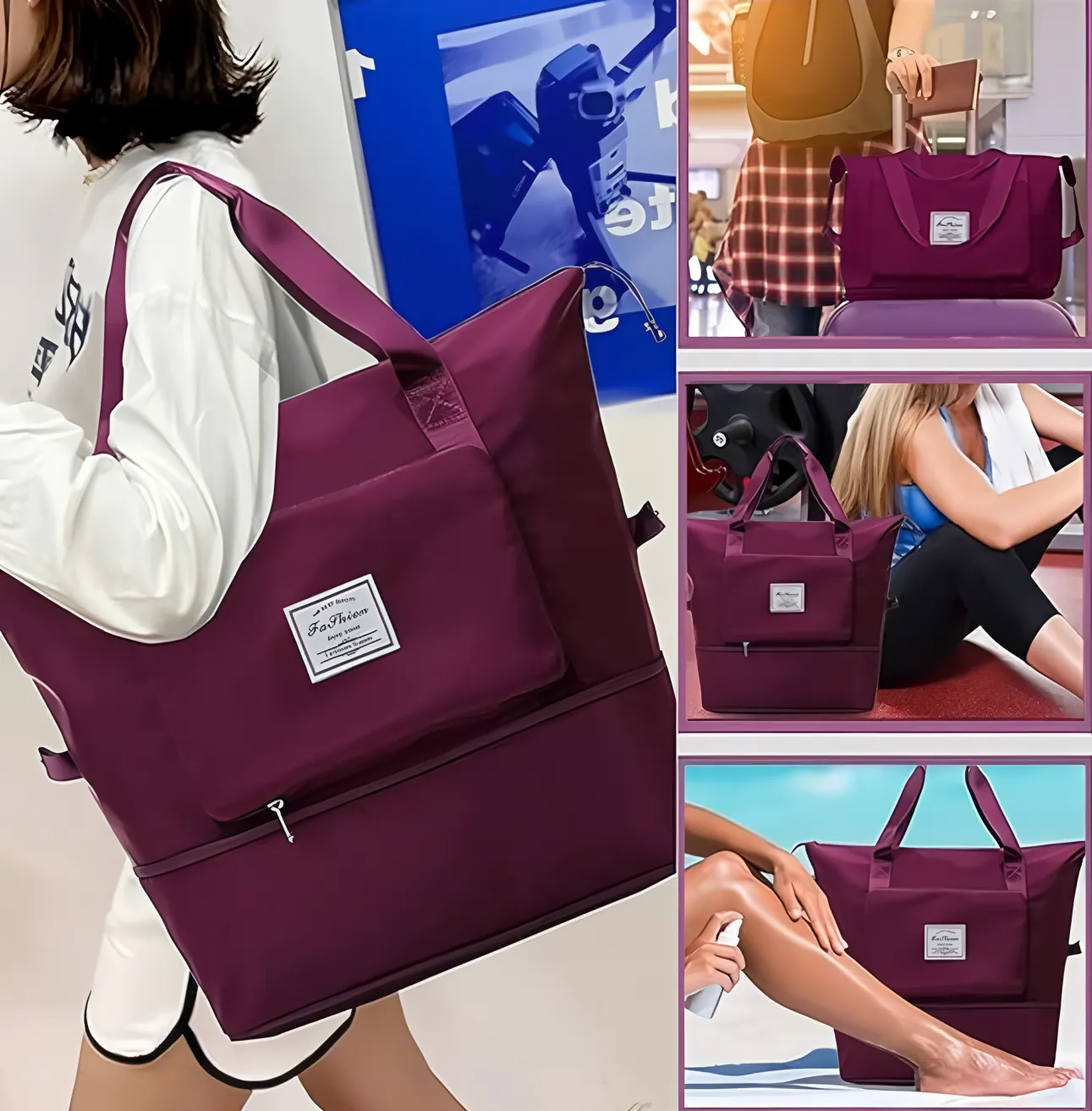 Foldable Waterproof Travel Duffel Bag 4