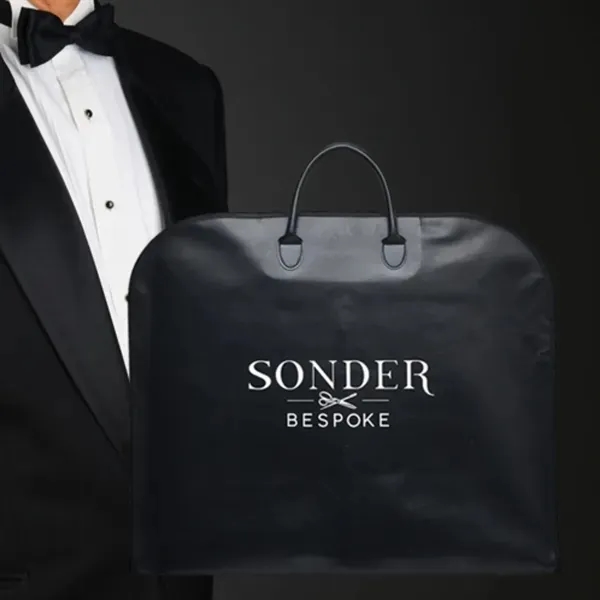 Leather Garment Travel Bags with Outer Pocket 4