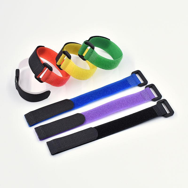 Colored Nylon Reverse Buckle Velcro Strap 1