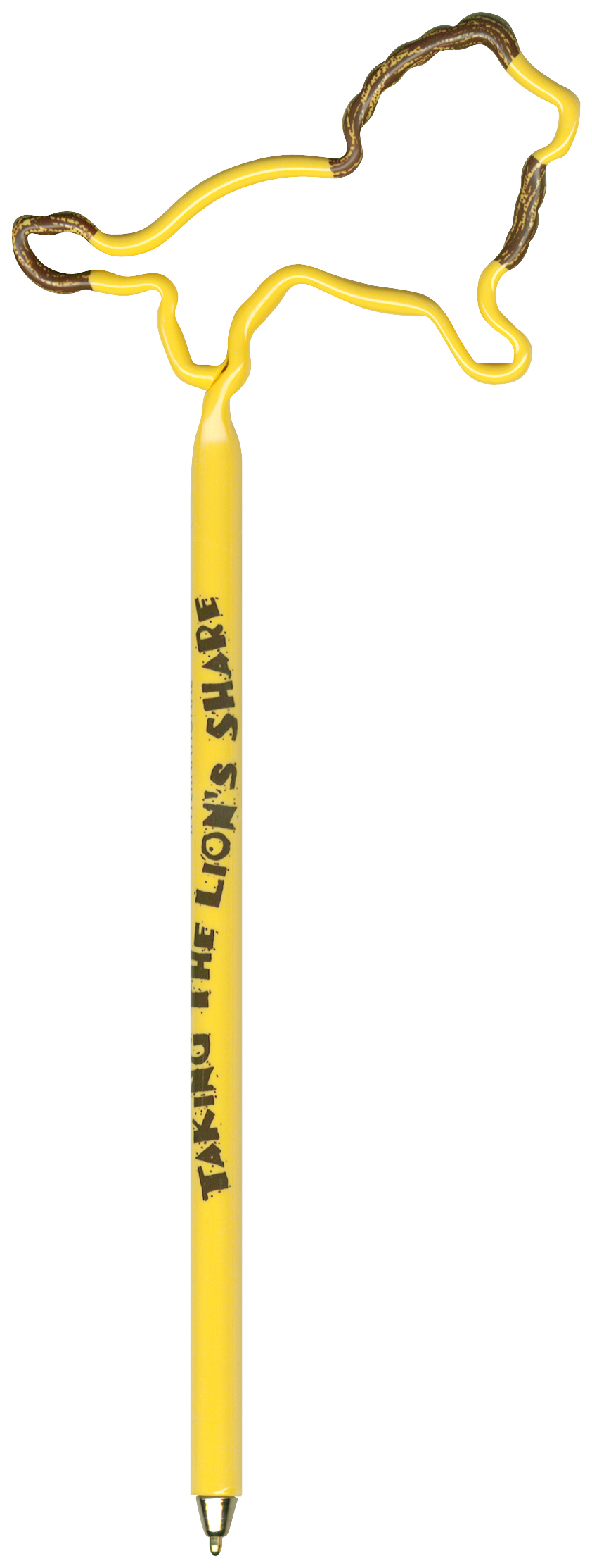 Lion Full Body Multi-Color Inkbend Standard, Bent Pen