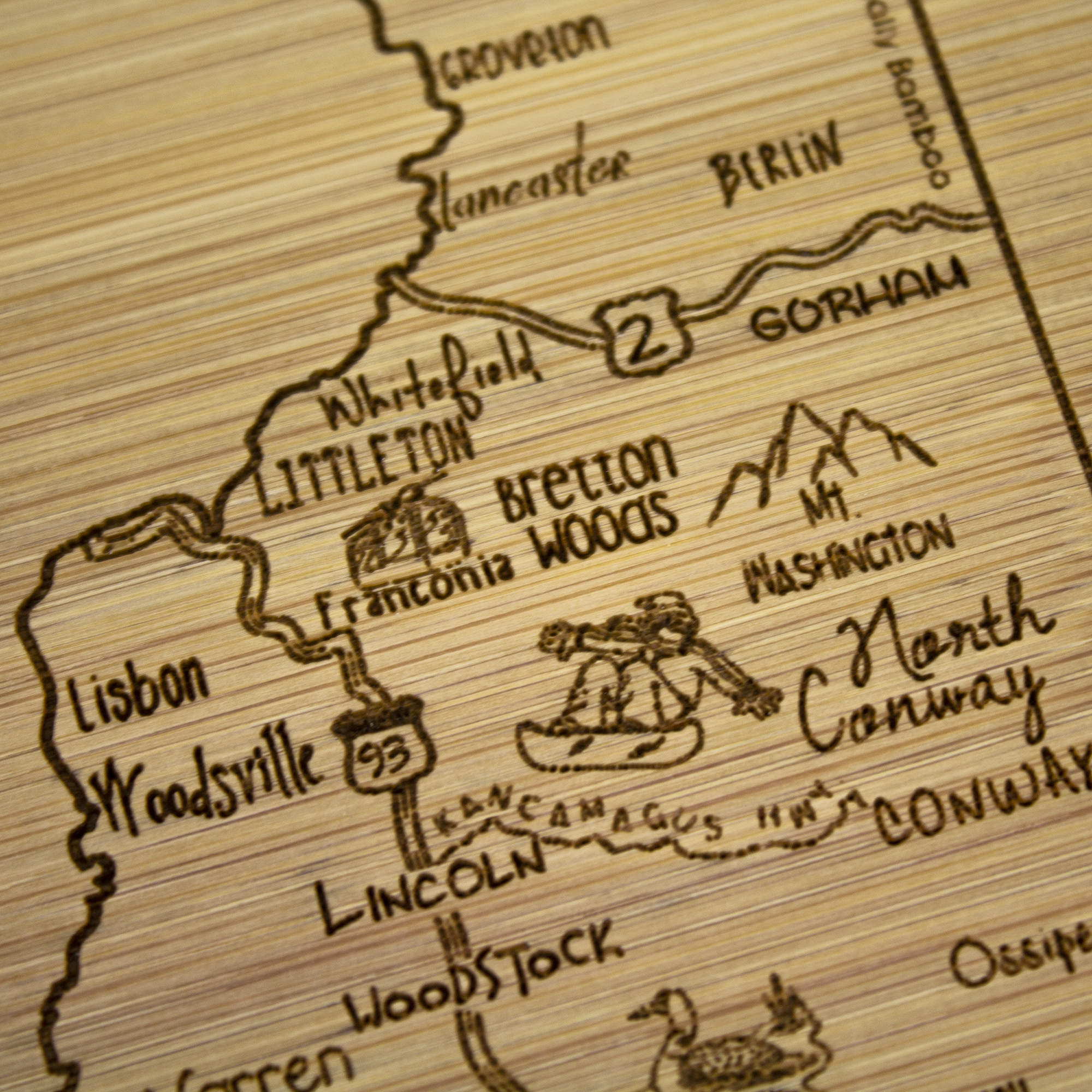 A Slice of Life New Hampshire Serving & Cutting Board 6