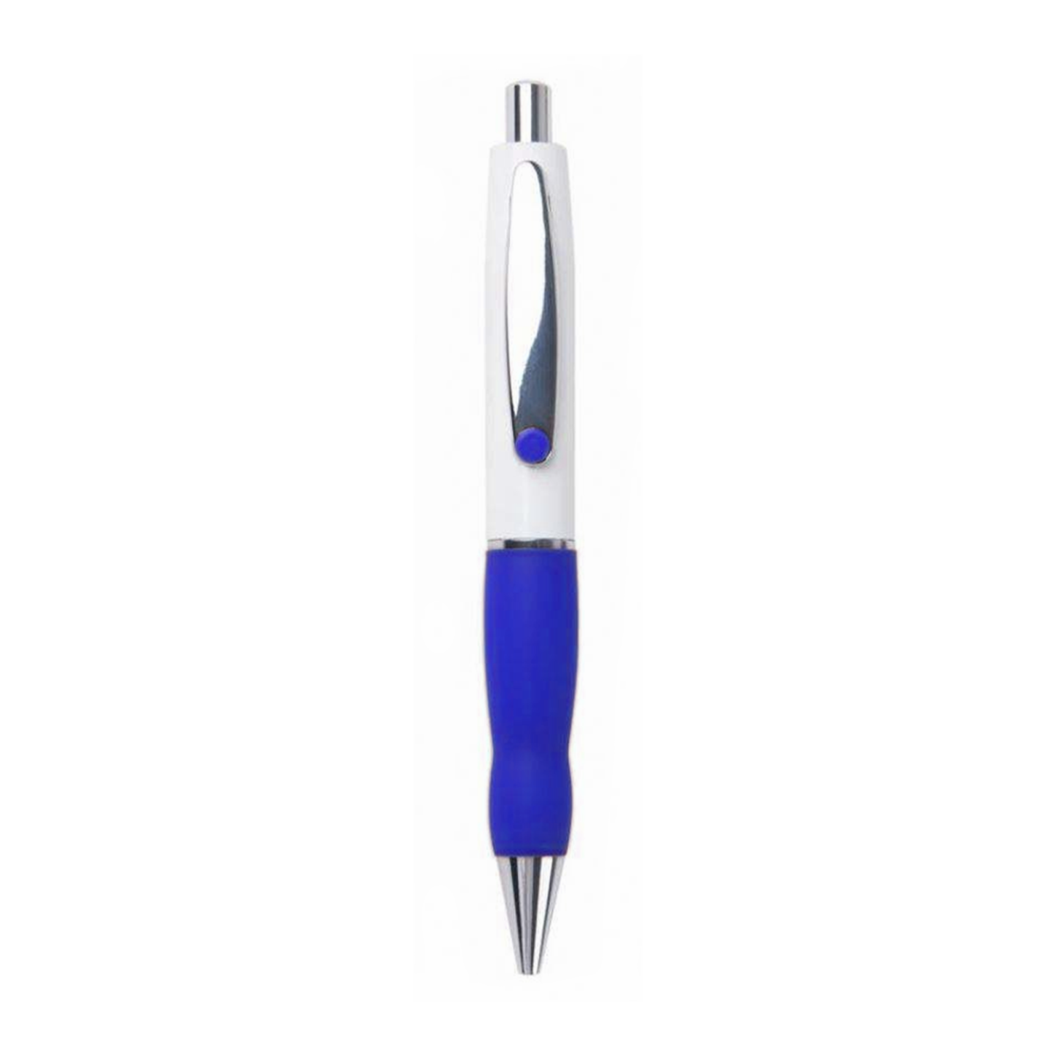 Retractable Plastic Silicone Grip Ballpoint Pen 8