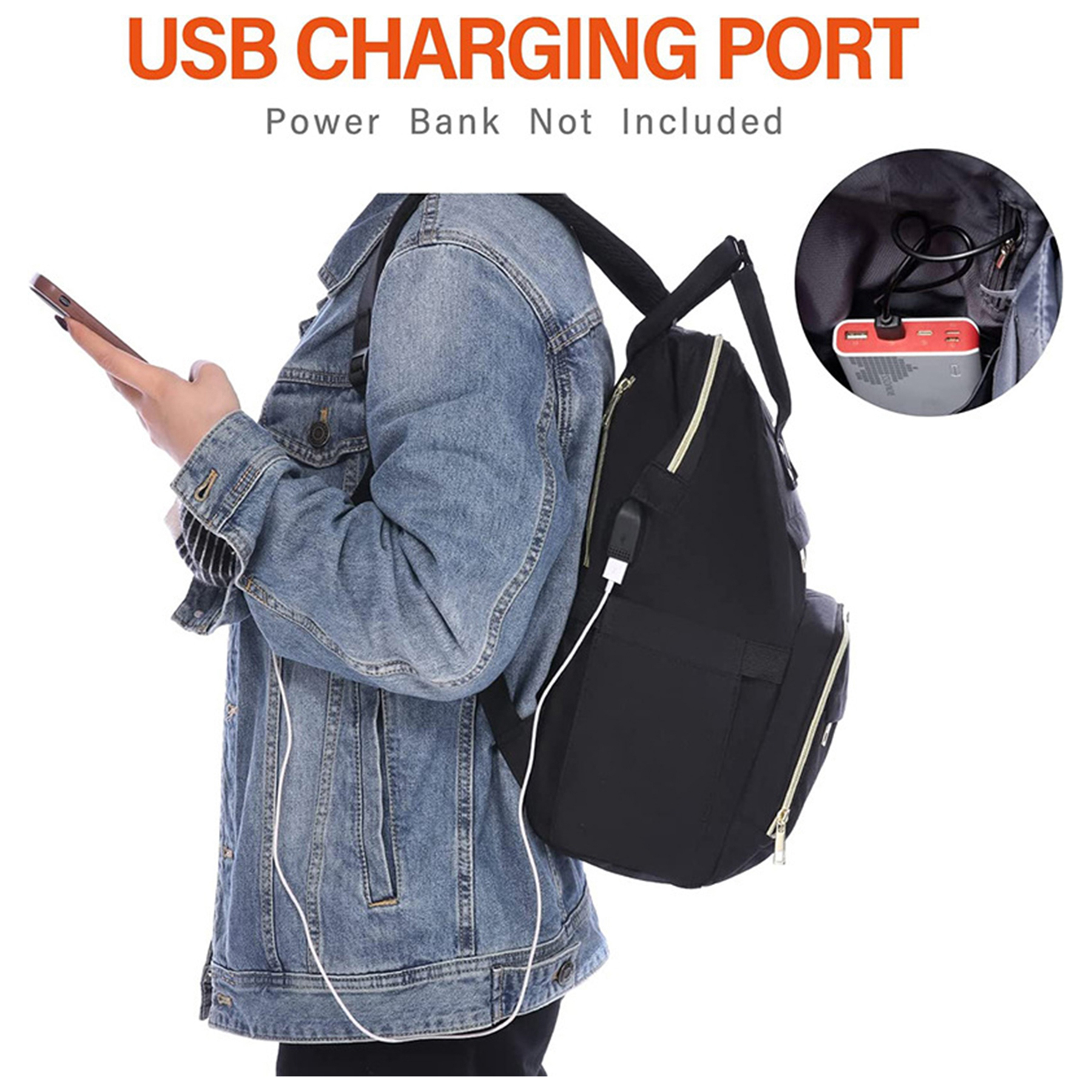 Laptop Backpack With Usb Port 4