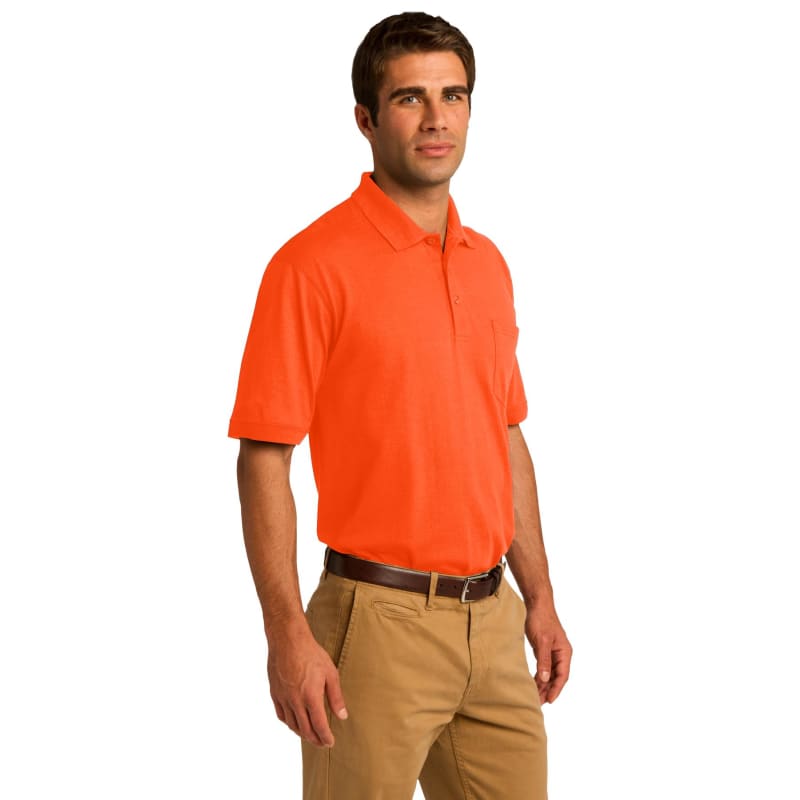 Port & Company Core Blend Jersey Knit Pocket Polo. 5