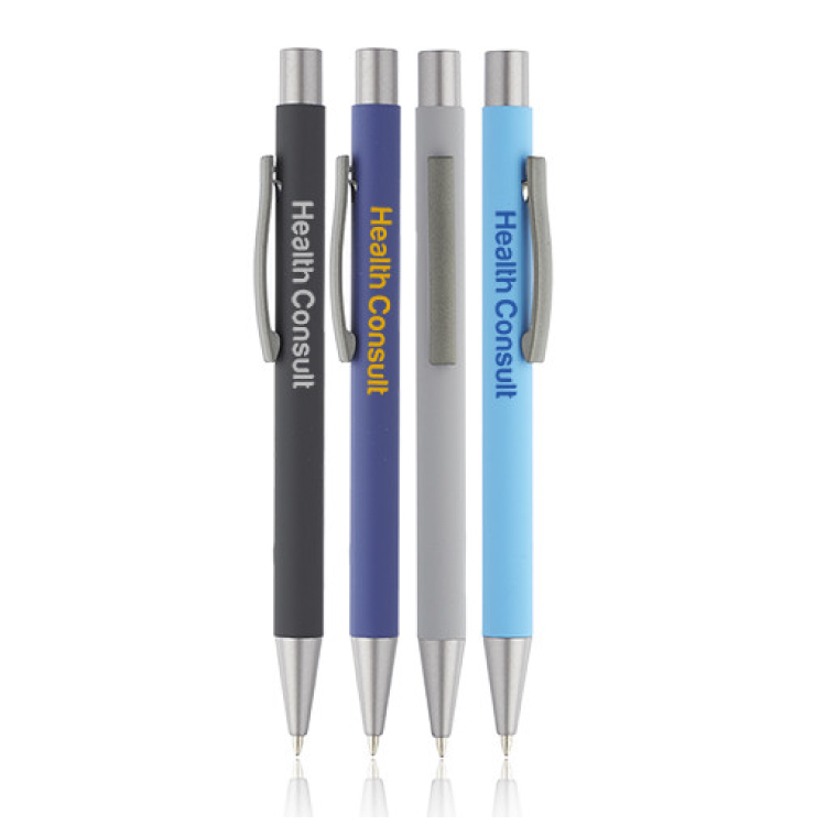 Rubber Coated Metal Pen 4
