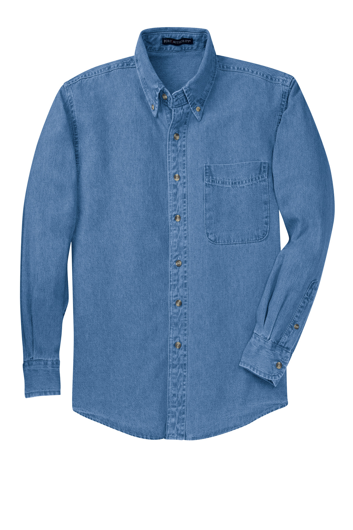 Tall Long Sleeve Denim Shirt