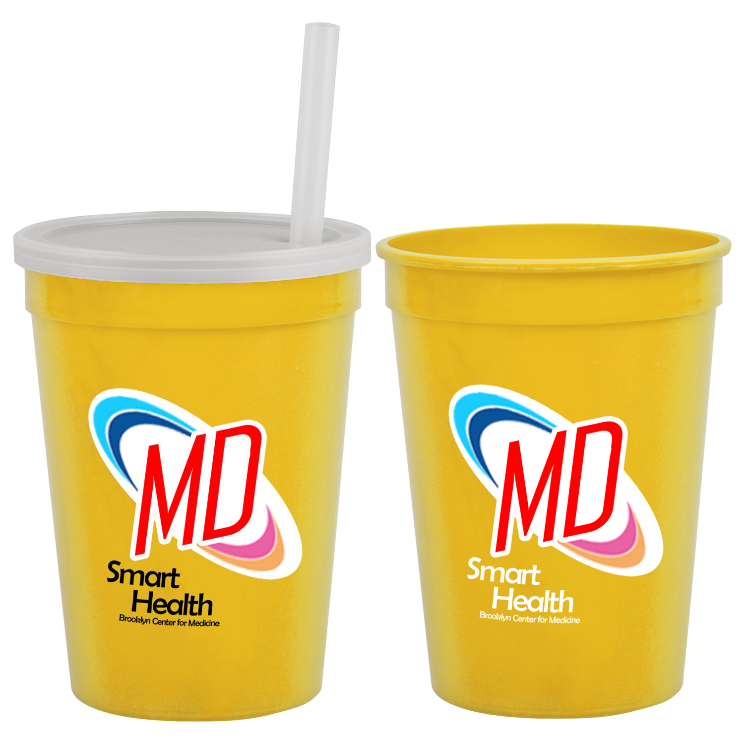 Sipper with Lid and Straw, 12 oz. 12