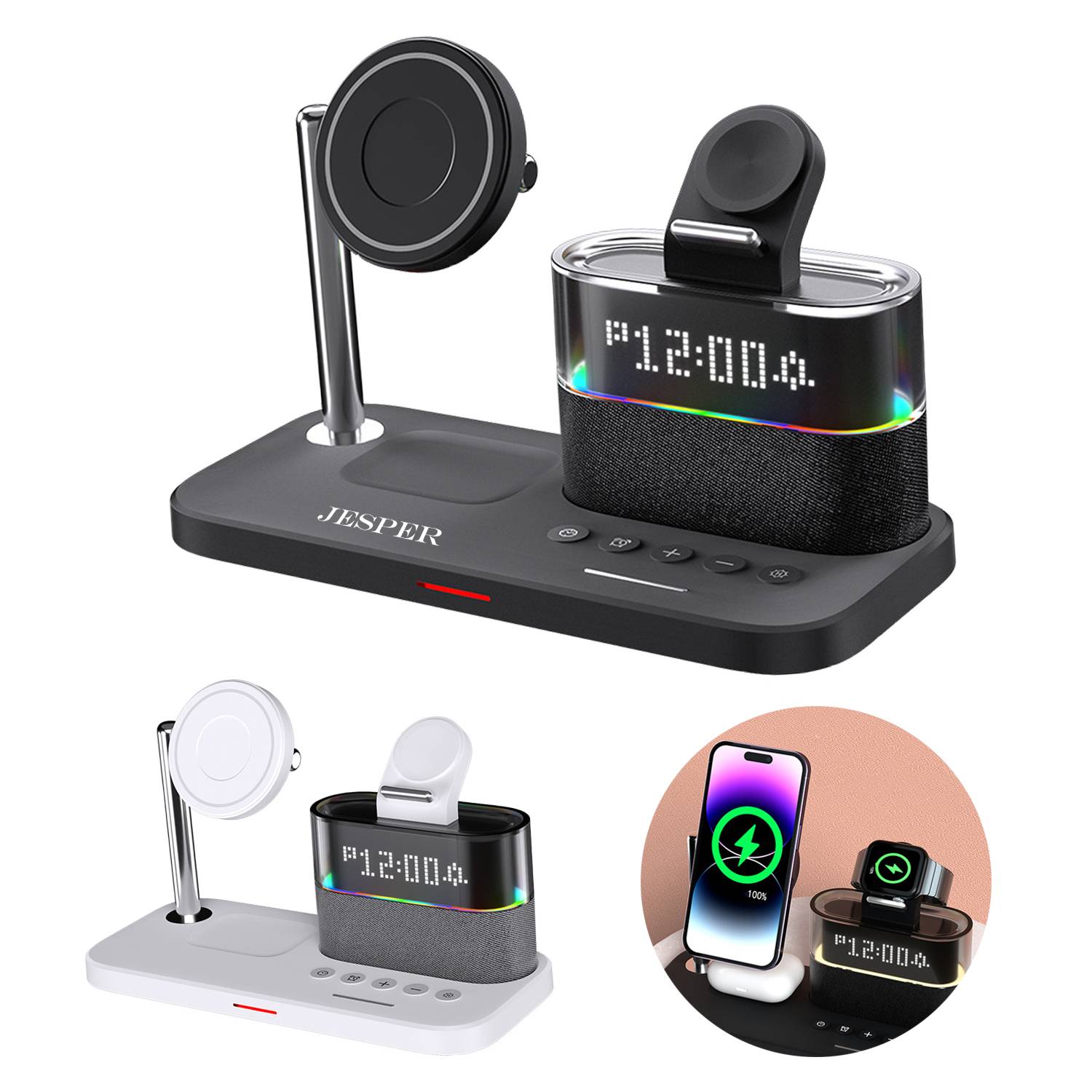 3 in 1 Magnetic Wireless Fast Charging Charger Stand 2