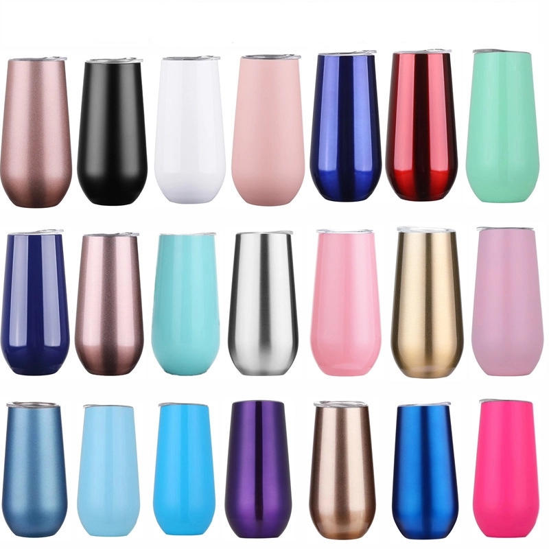 6 Oz. Double Wall Stainless Steel Wine Tumbler 4
