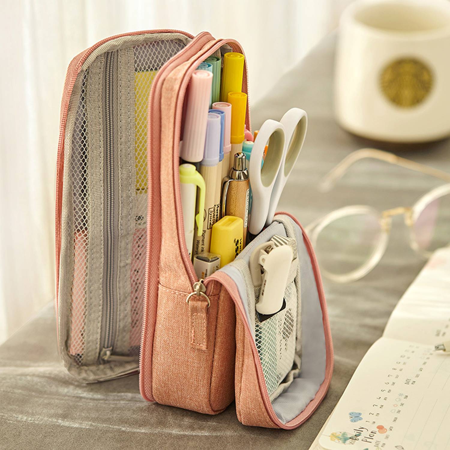 Multifunction Standing Box Pencil Pouch 7