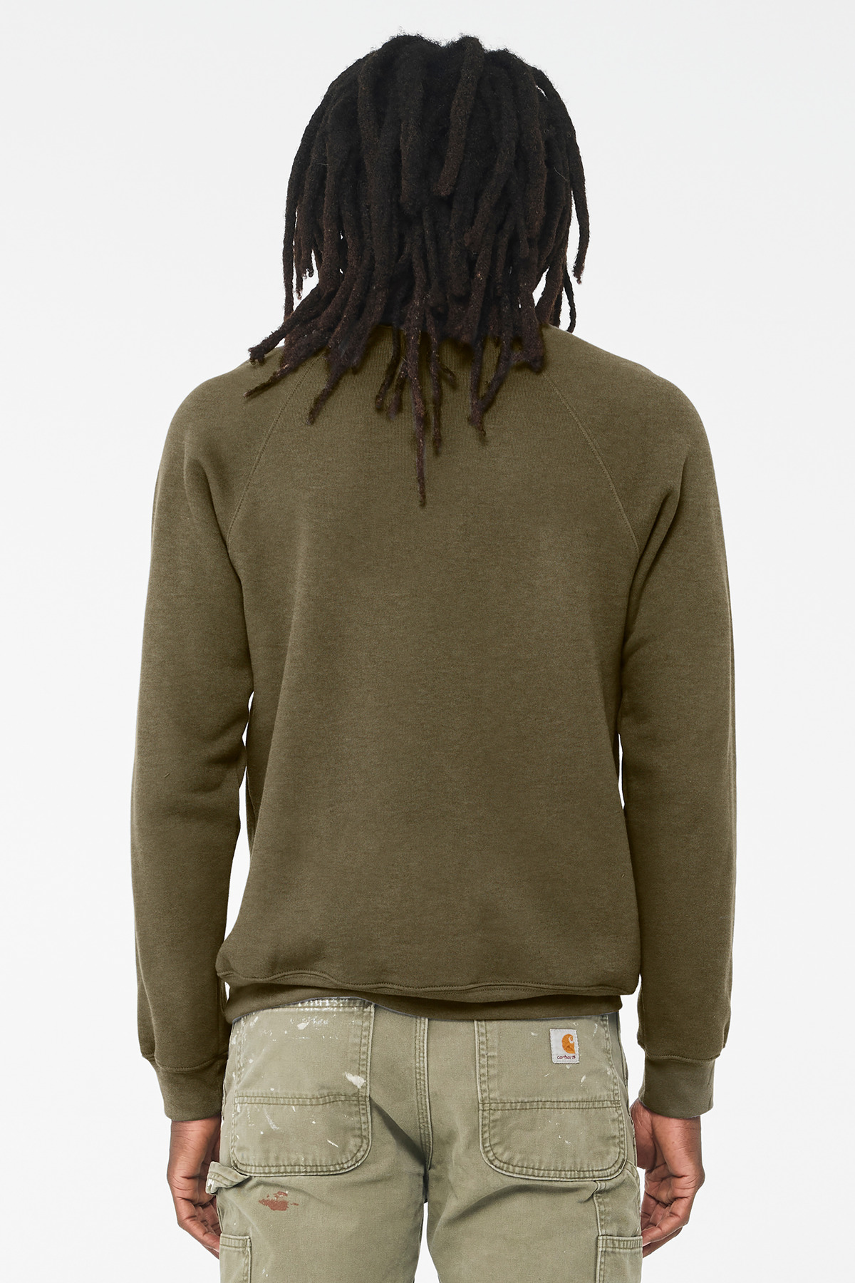 BELLA+CANVAS Unisex Sponge Fleece Raglan Sweatshirt. BC3901 63