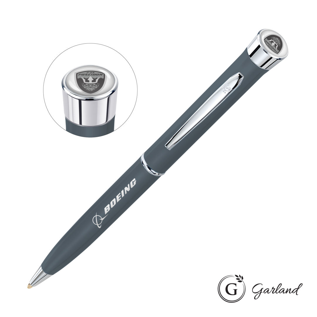 Garland® Color Matte Custom Twist Pen - Chrome 3