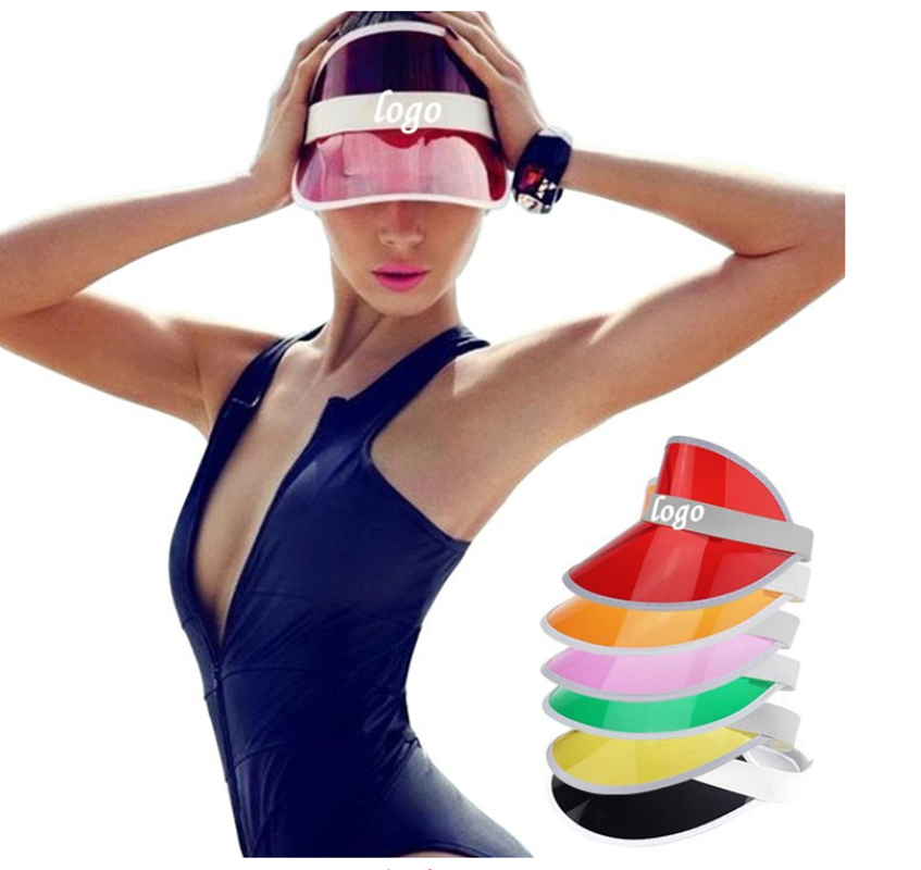 Plastic PVC Visor Cap Hat 1