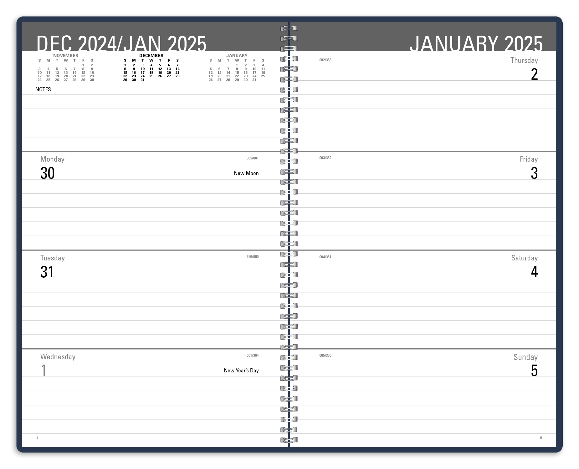 Triumph® Calendars Classic Weekly Desk Planner 20