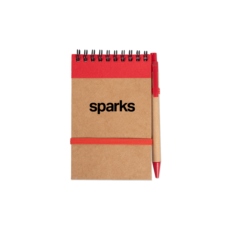 Kraft Jotter with Pen 4