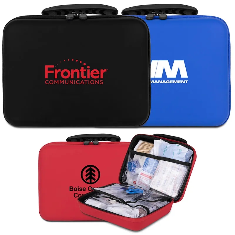 110pc OSHA Compliant First Aid Kit in Easy Carry EVA Zipper 8