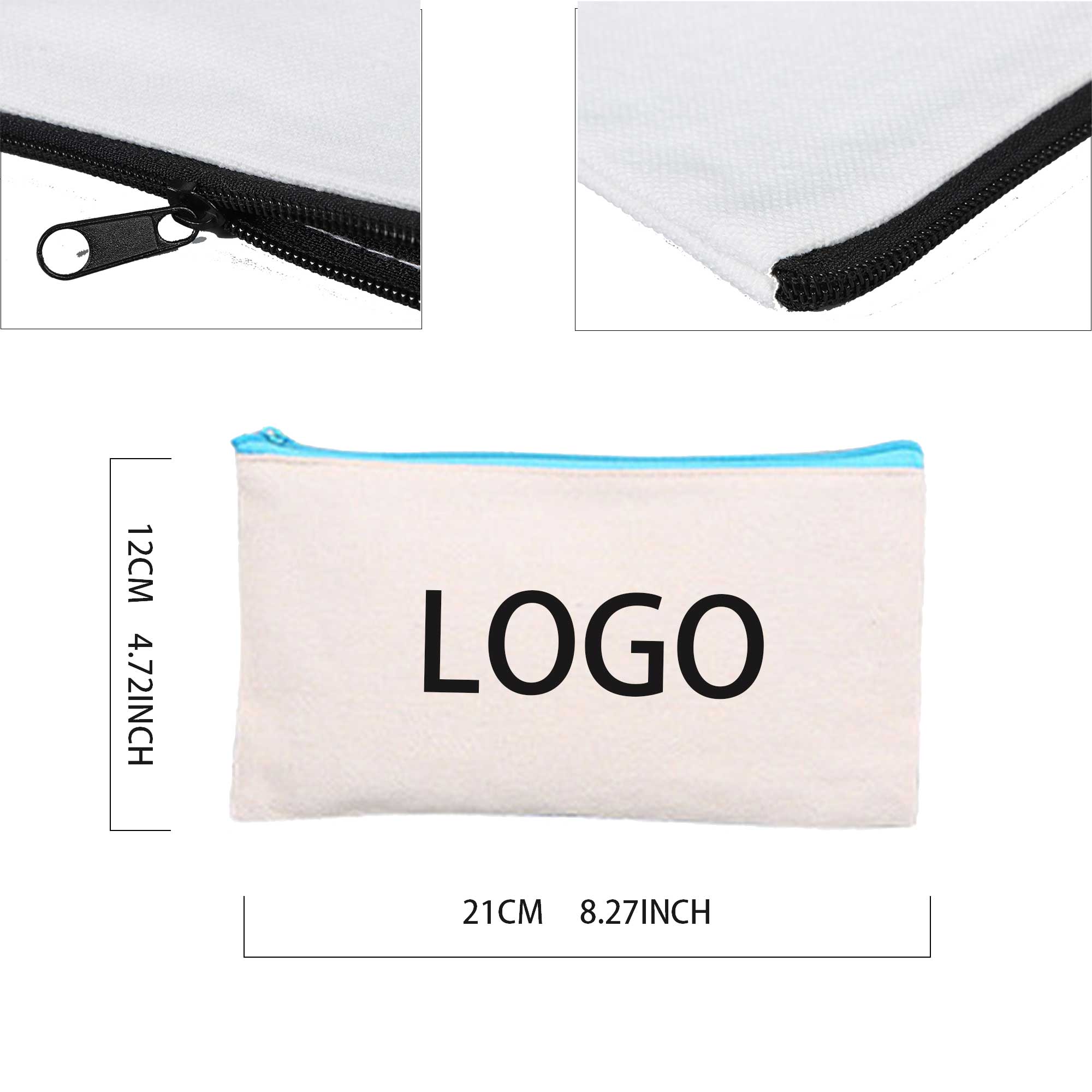 Canvas Pencil Case & Cosmetic Bag 2