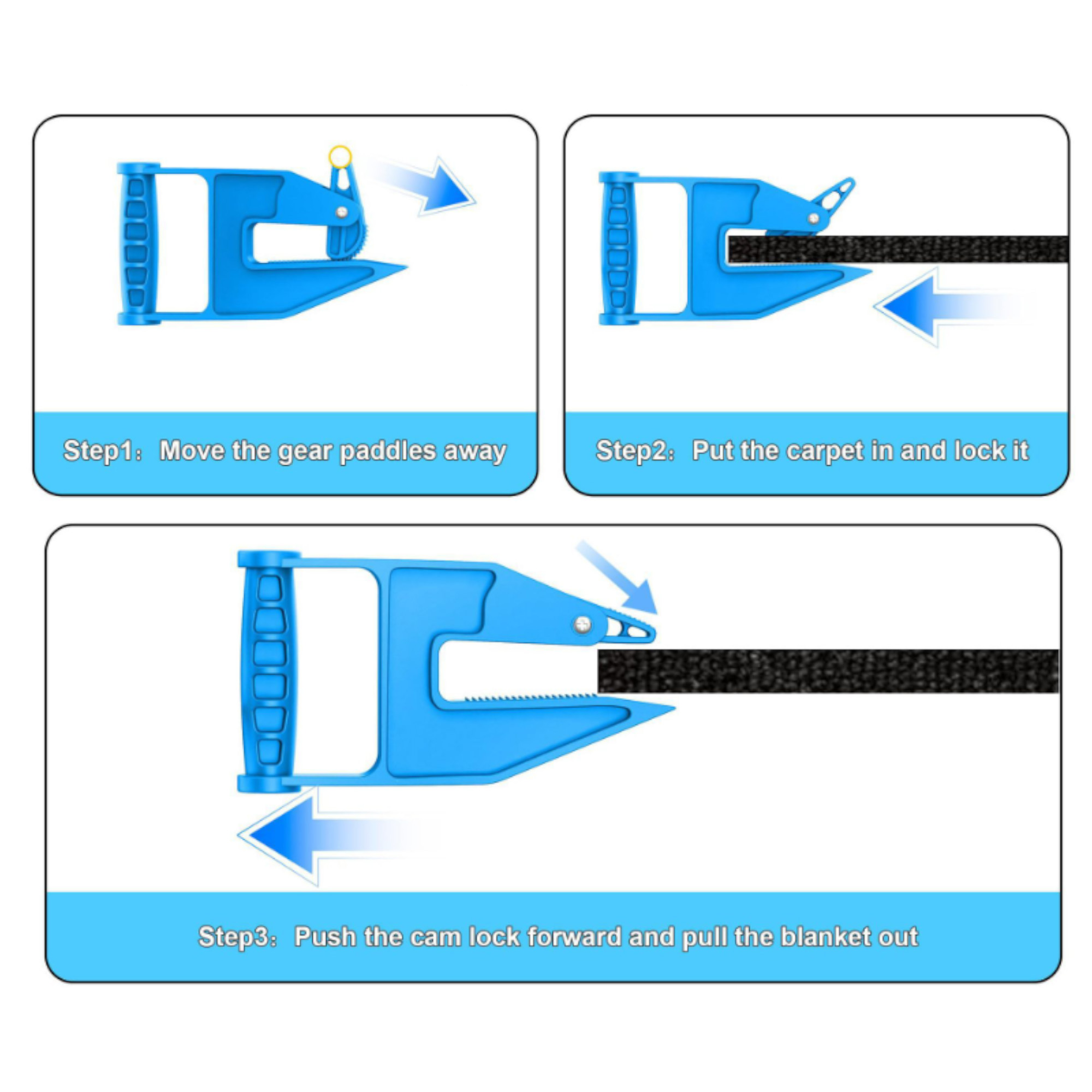 Plastic Mat Blanket Gripper 3