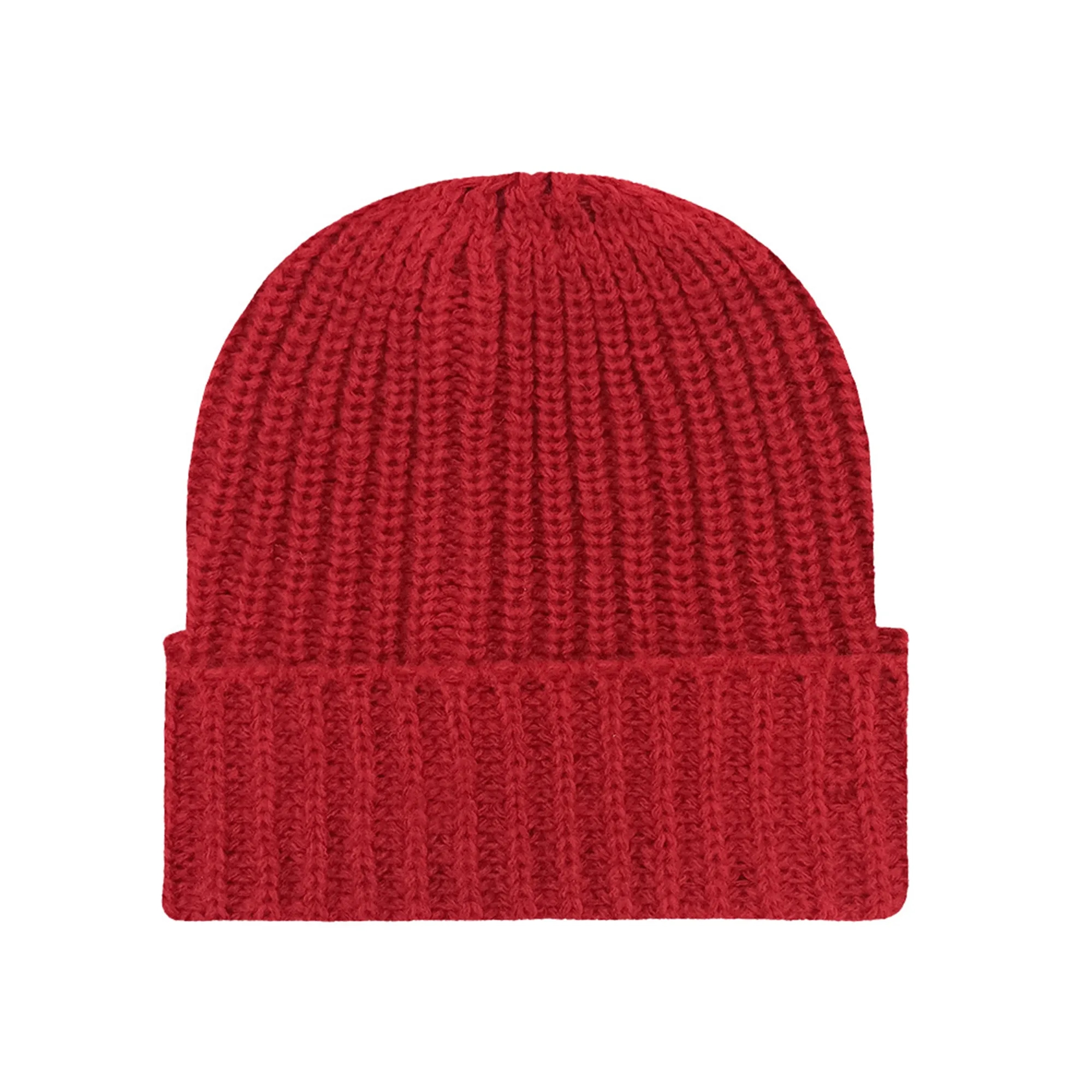 Thick Needle Stripe Knitted Hat 5